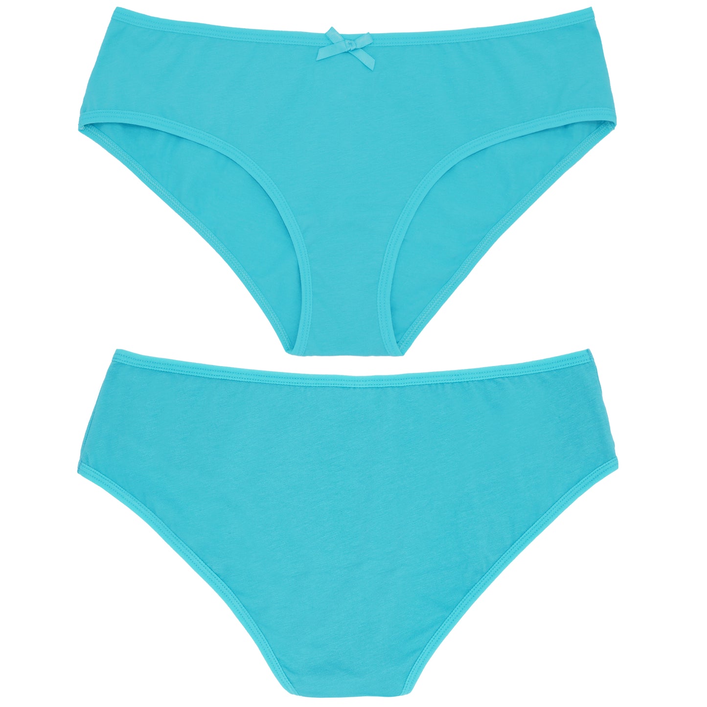 Women's Cotton Low-Rise Bikini Hipster Panties Underwear