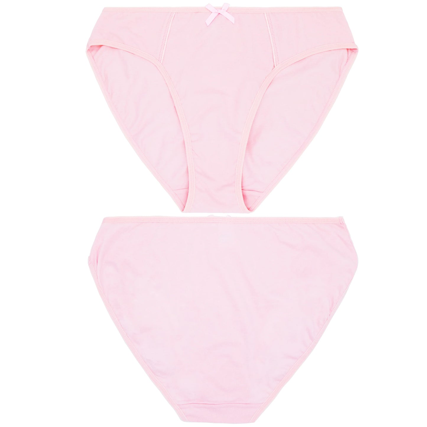 Women's 100% Cotton Bikini Briefs High Waist Underwear Panties