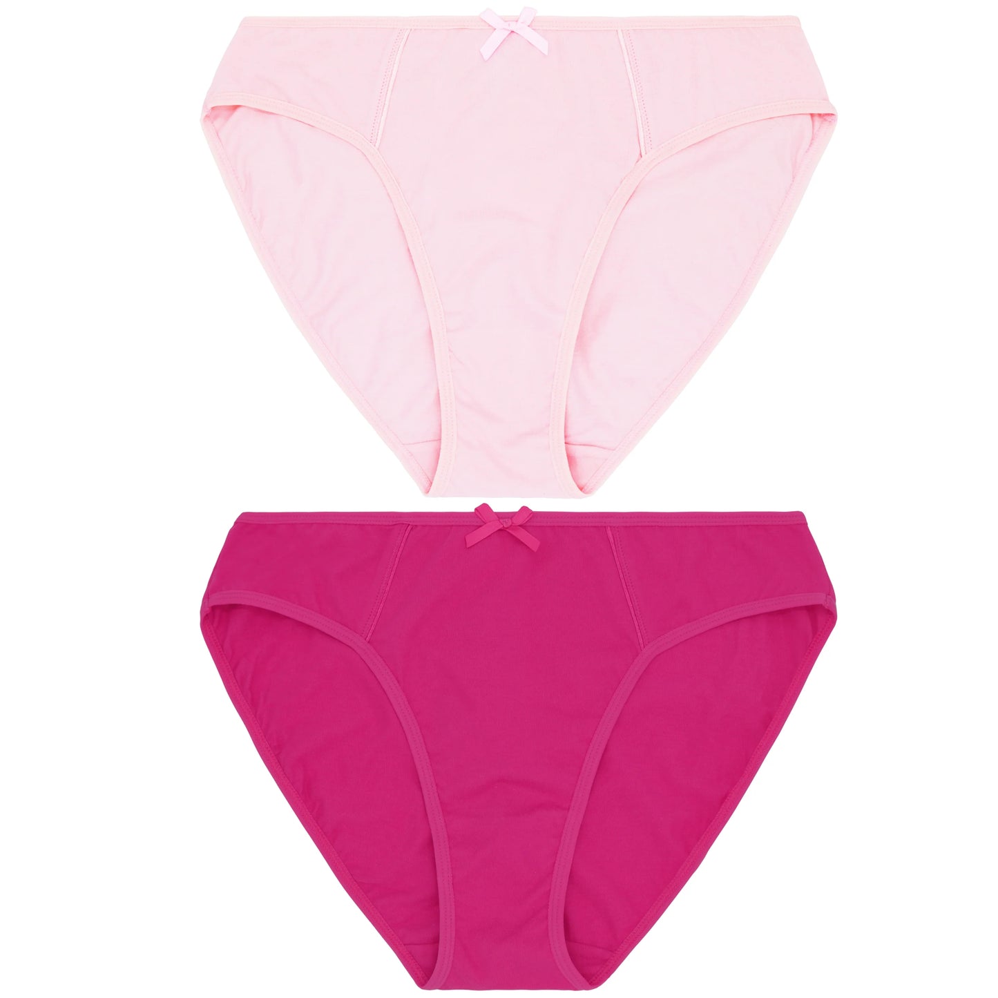 Women's 100% Cotton Bikini Briefs High Waist Underwear Panties
