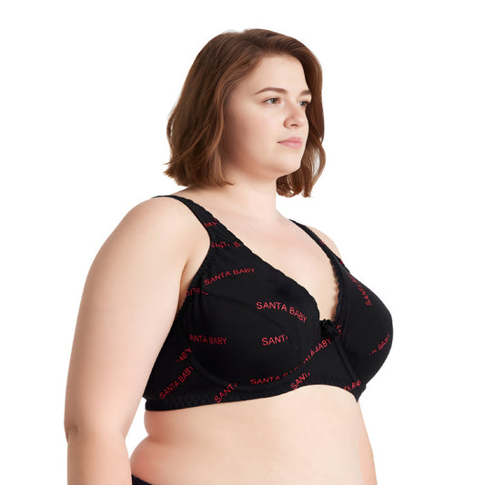 Women's Unlined Plus Size Comfort Cotton Underwire Bra