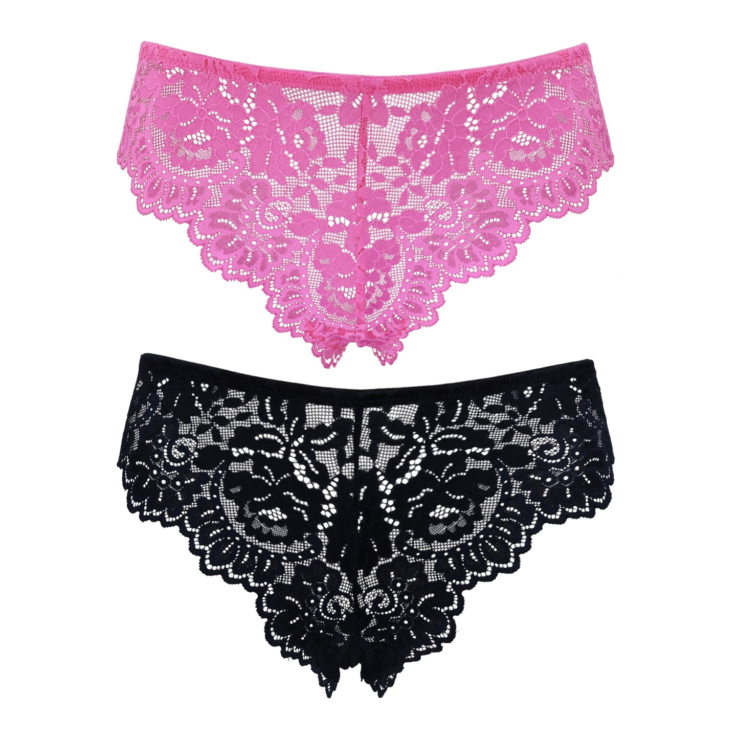 Women's Comfort Lace Tanga Hipster Boyshorts Panties
