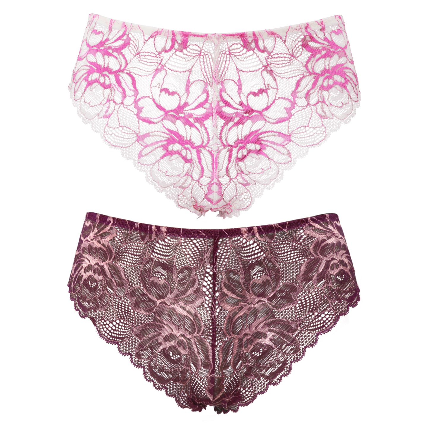 Women's Comfort Lace Tanga Hipster Boyshorts Panties