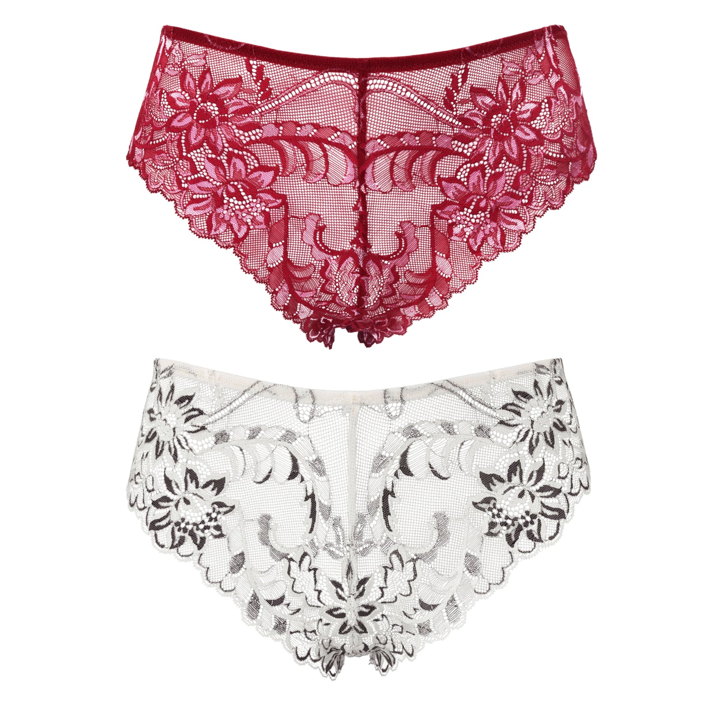 Women's Comfort Lace Tanga Hipster Boyshorts Panties