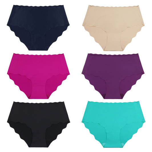 Women's Seamless Hipster No Show Invisible Underwear Panties