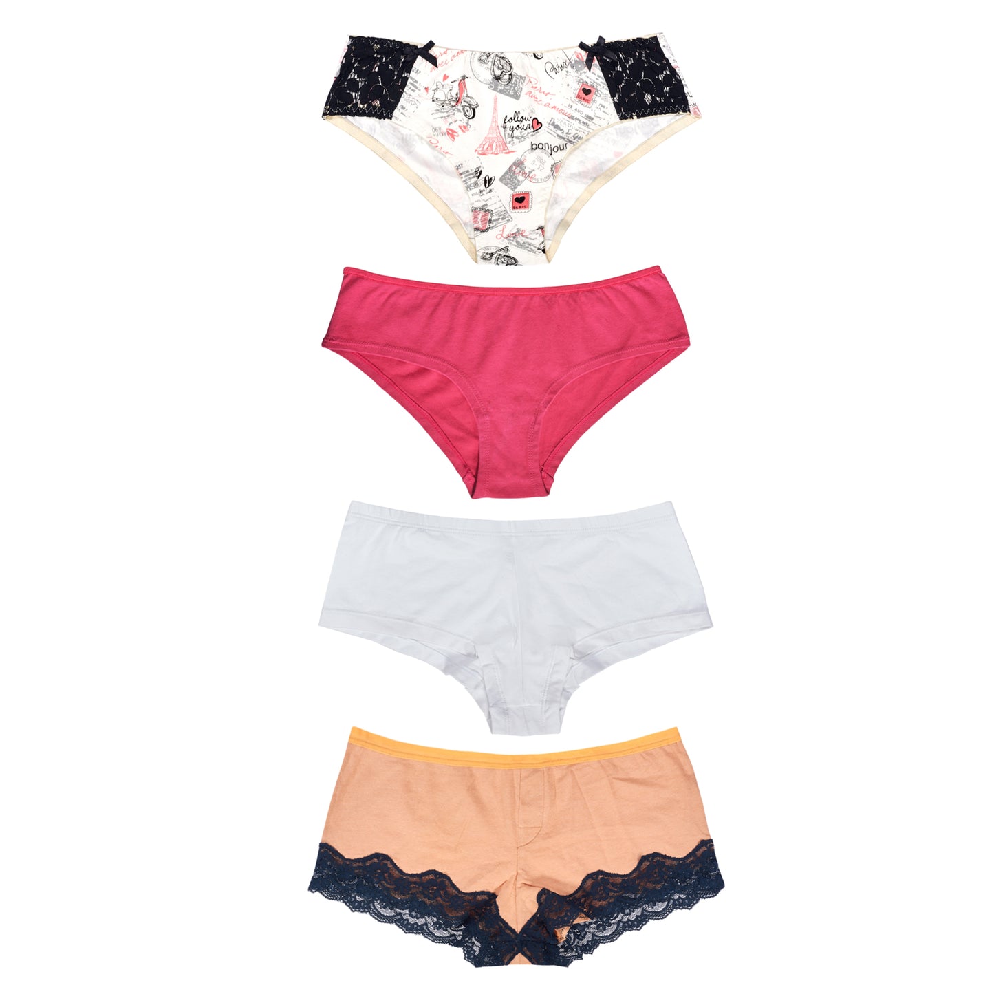 Cotton Soft Women Underwear Knickers Boxer Briefs Short