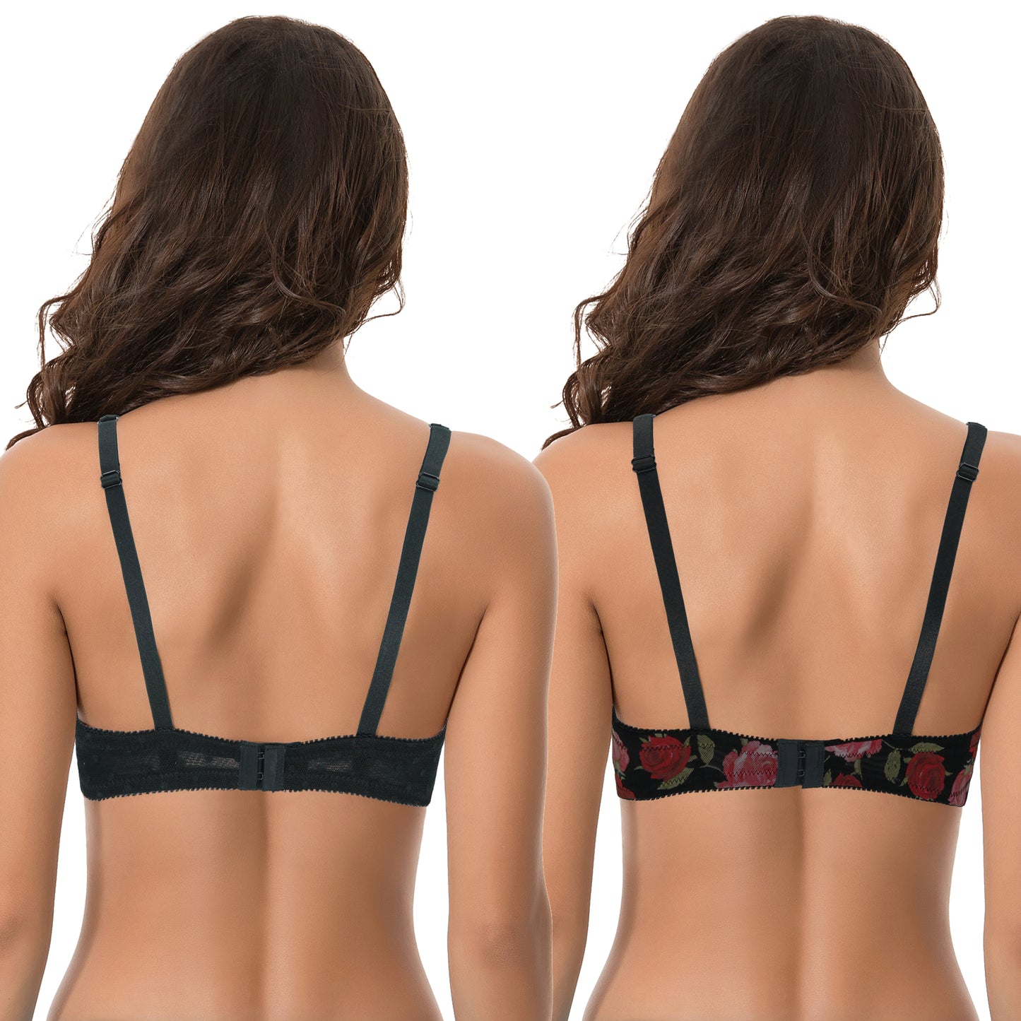 Women's Plus Size Perfect Shape Add 1 Cup Push Up Underwire Bras