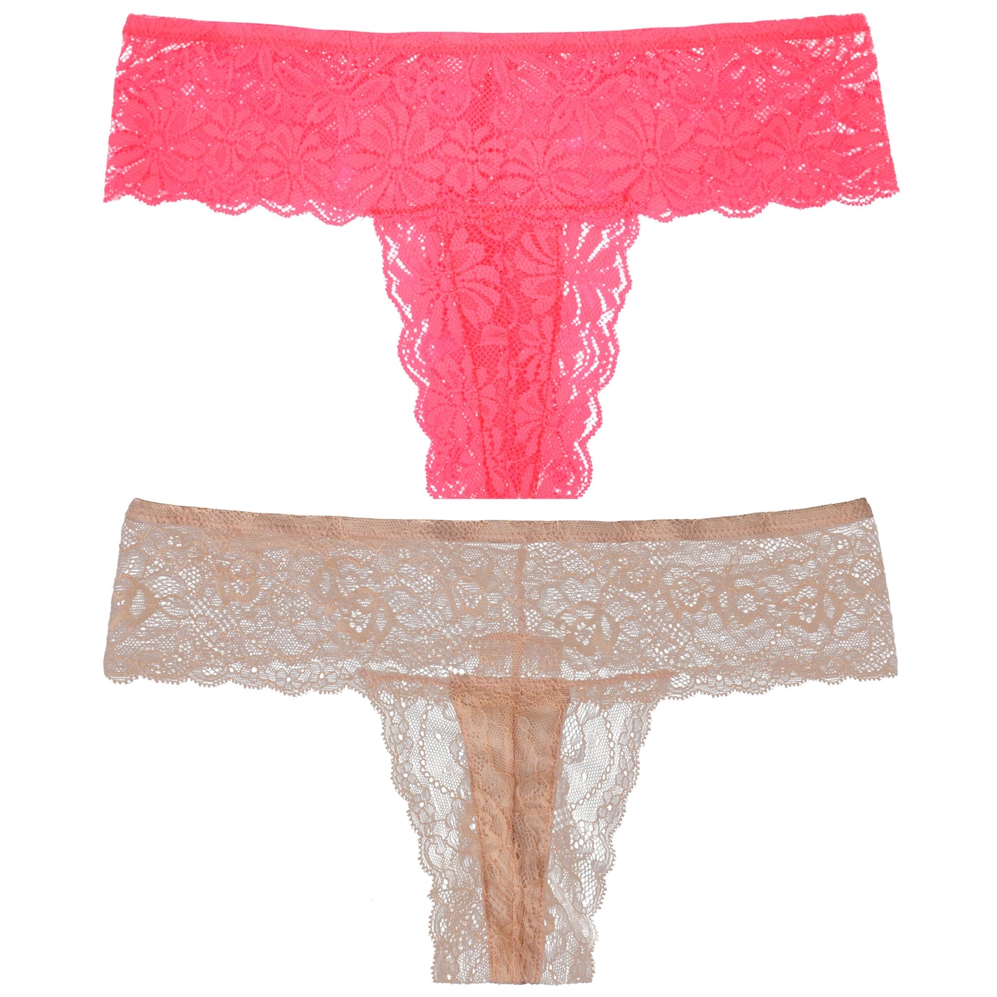 Women's Low Rise Sexy Sheer Lace Thongs Panties