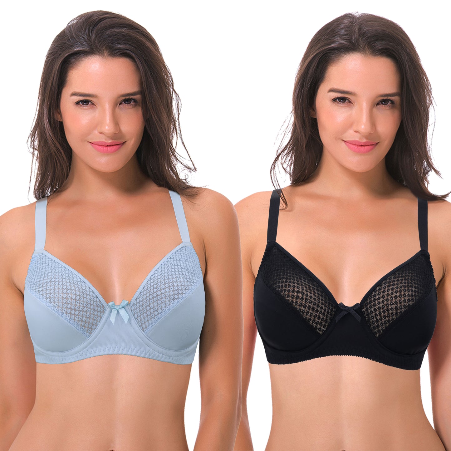 Women's Plus Size Unlined Minimizer Underwire Full Figure Bra