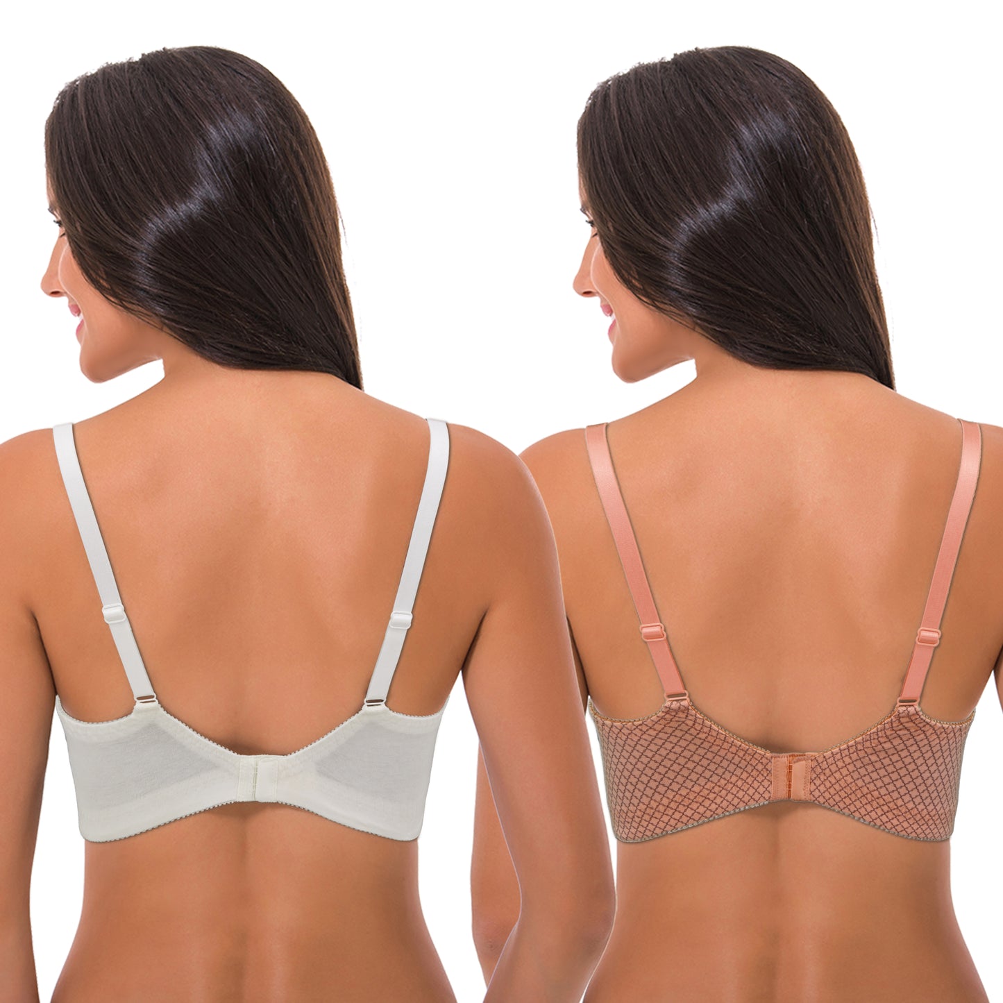 Women's Nursing Plus Size Wirefree Unlined Maternity Lace Trim Bra