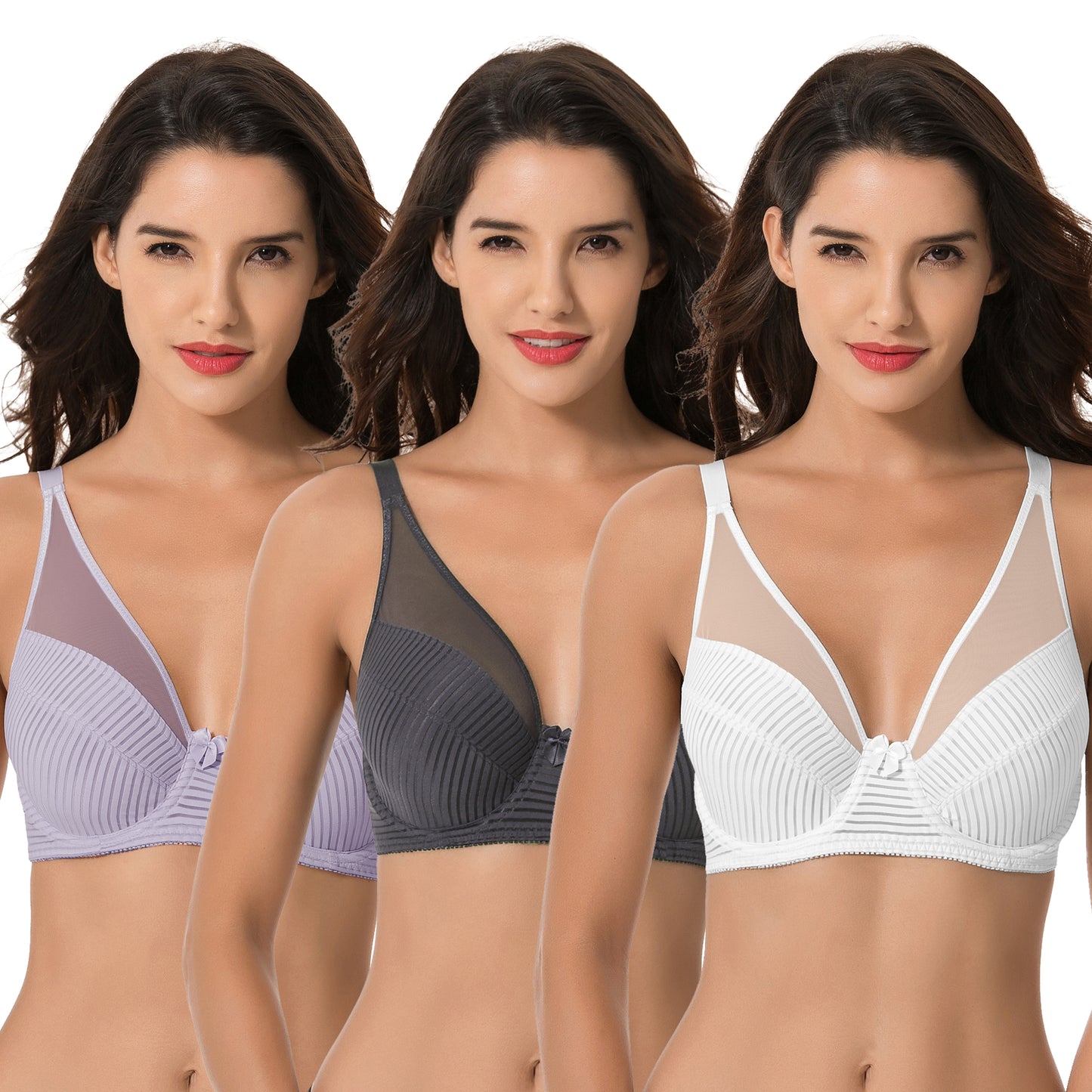 Women's Plus Size Minimizer Unlined Underwire Full Coverage Bra