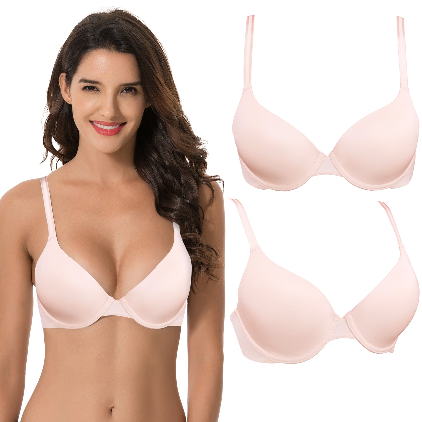Women's Plus Size Full Coverage Padded Underwire Bra