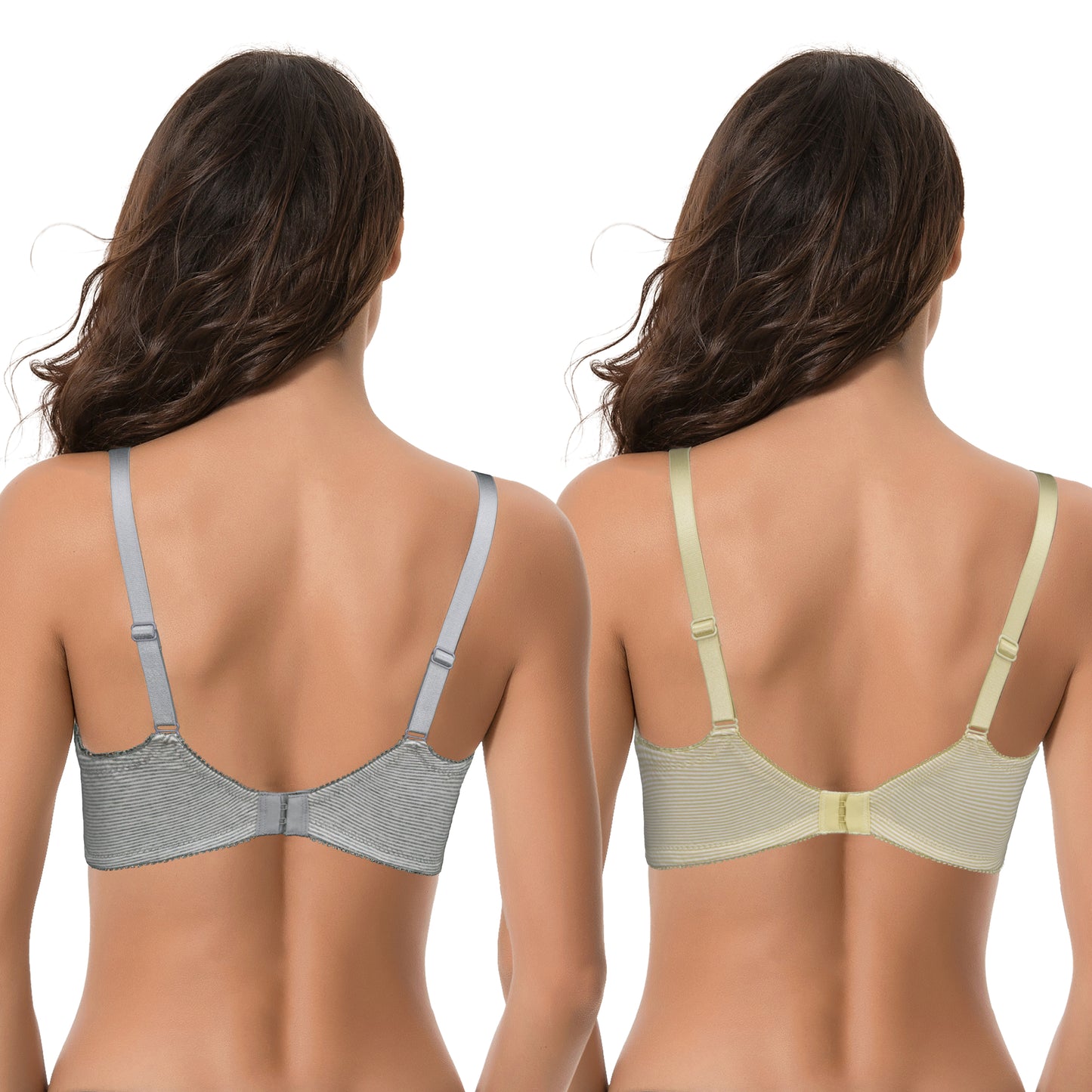 Women's Plus Size Minimizer Wirefree Unlined Bra With Lace Trim