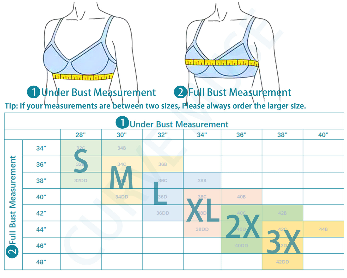 Plus Size Plunge Unlined Bralette with Floral Lace-2 Pack-Pink,Yellow