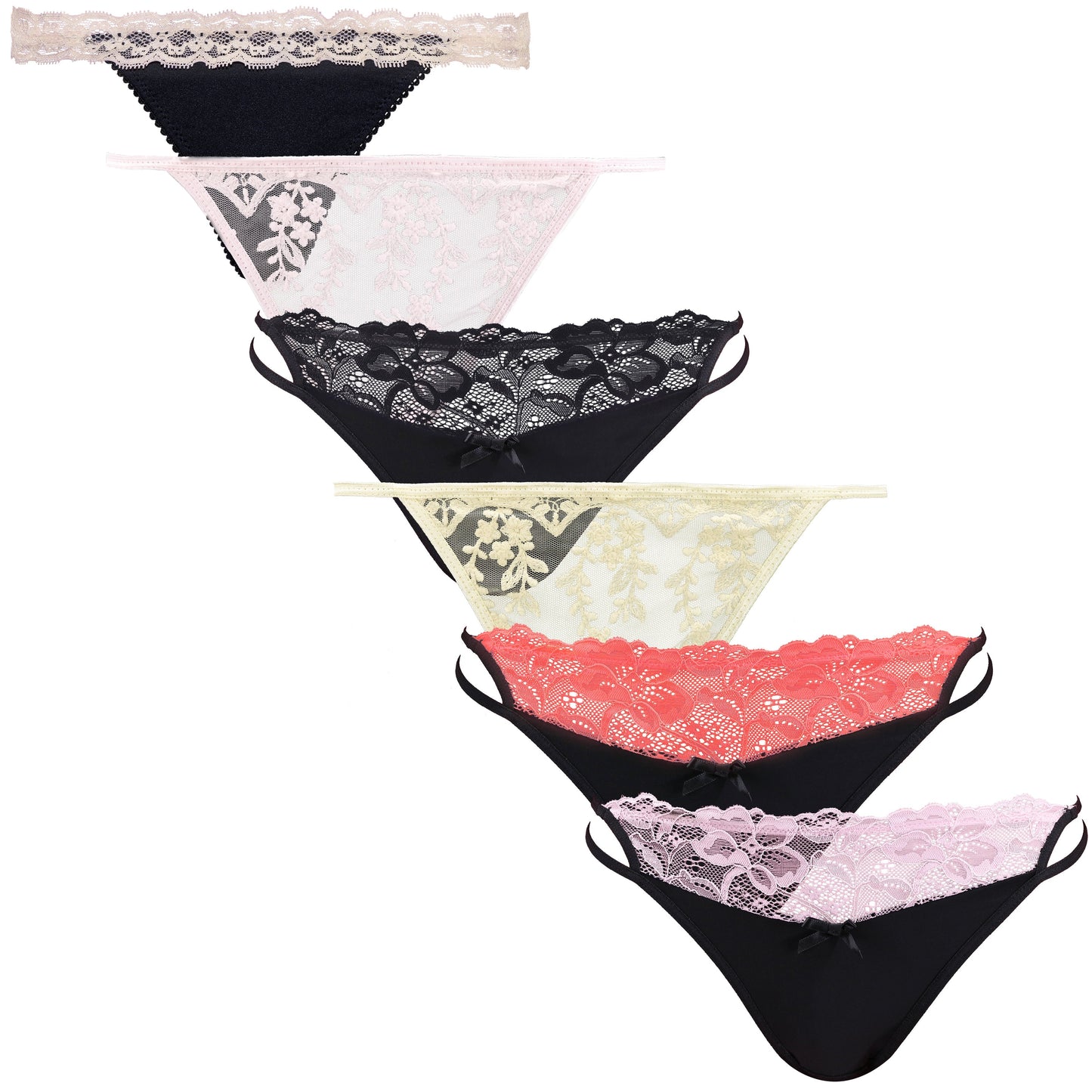 Soft G-strings Women's Panties Simple Lightweight Thongs