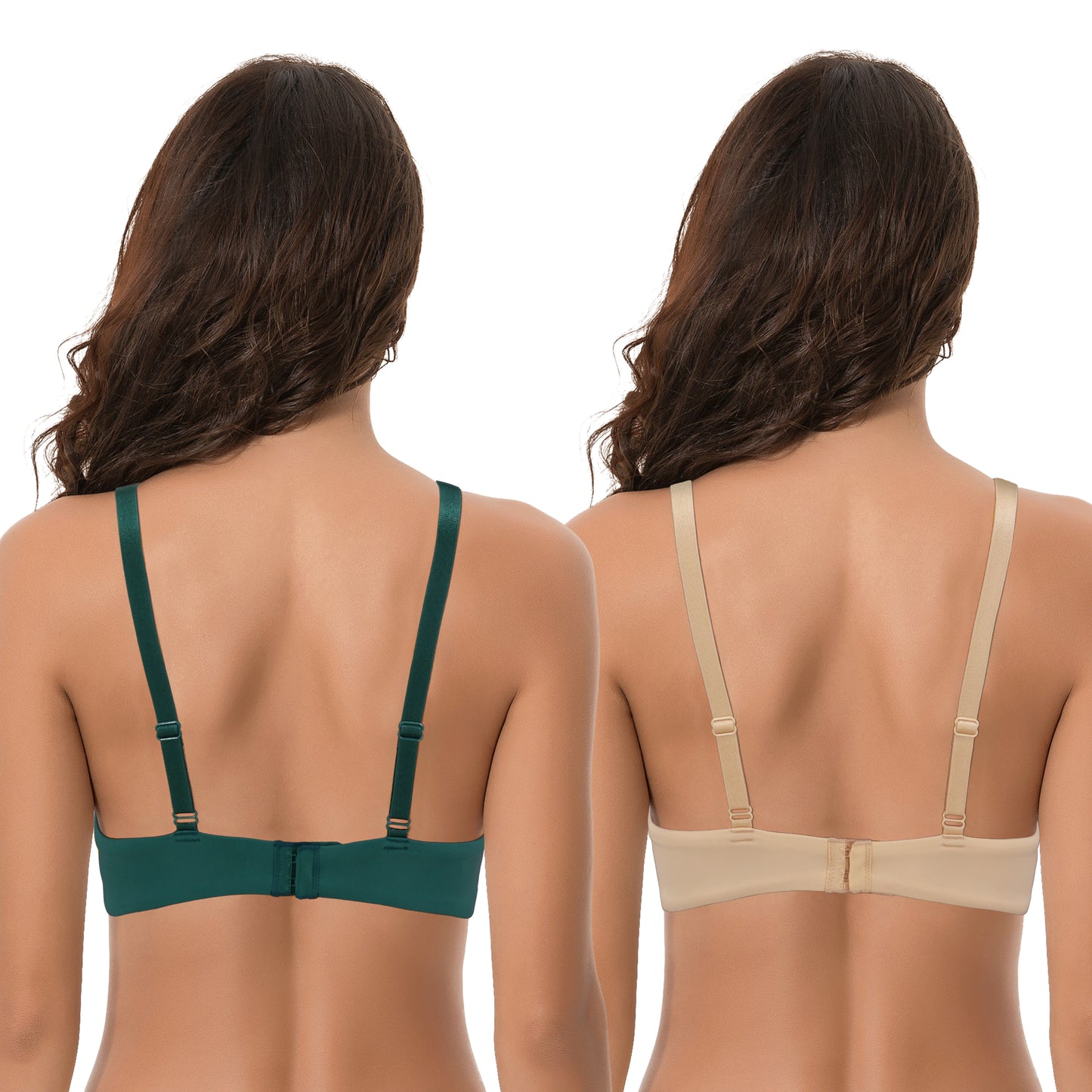 Women's Plus Size Add 1 and a half Cup Push Up Underwire Lace Bras