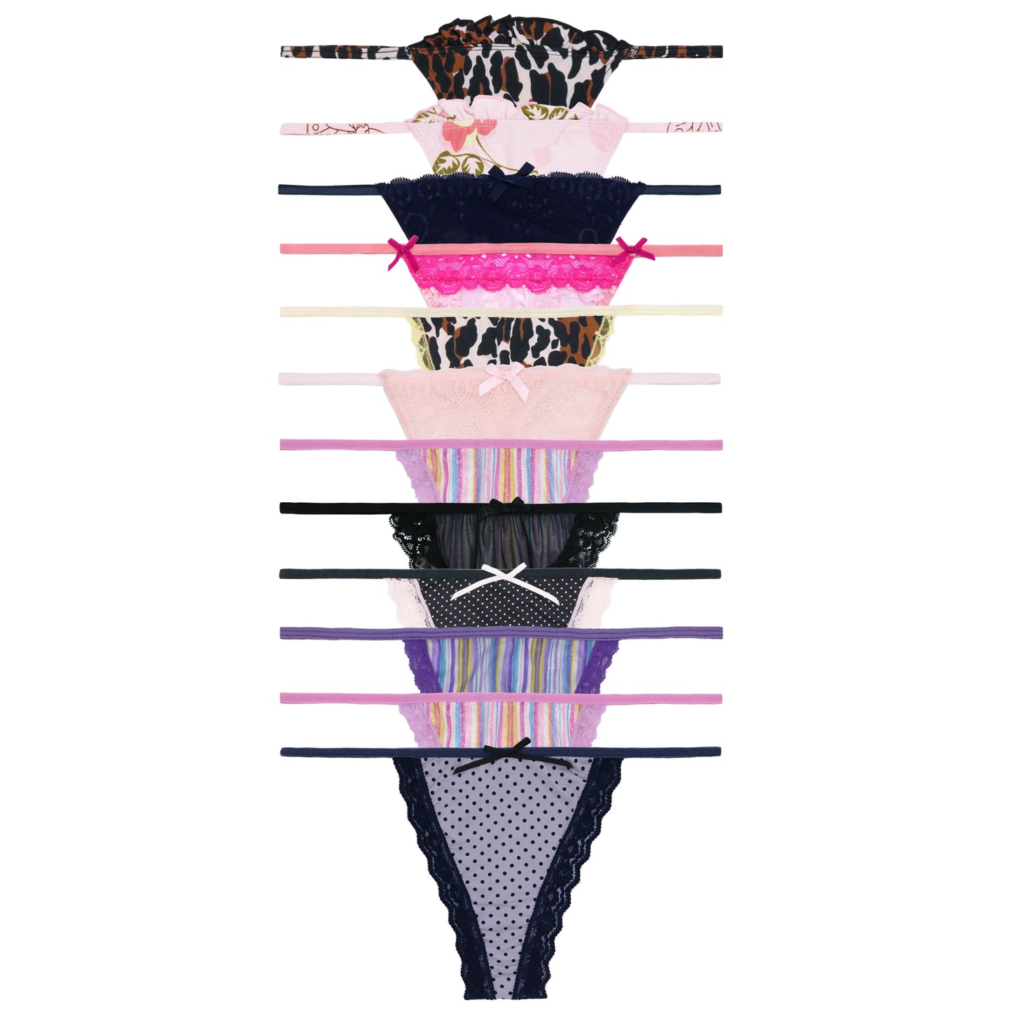 Soft G-strings Women's Panties Simple Lightweight Thongs