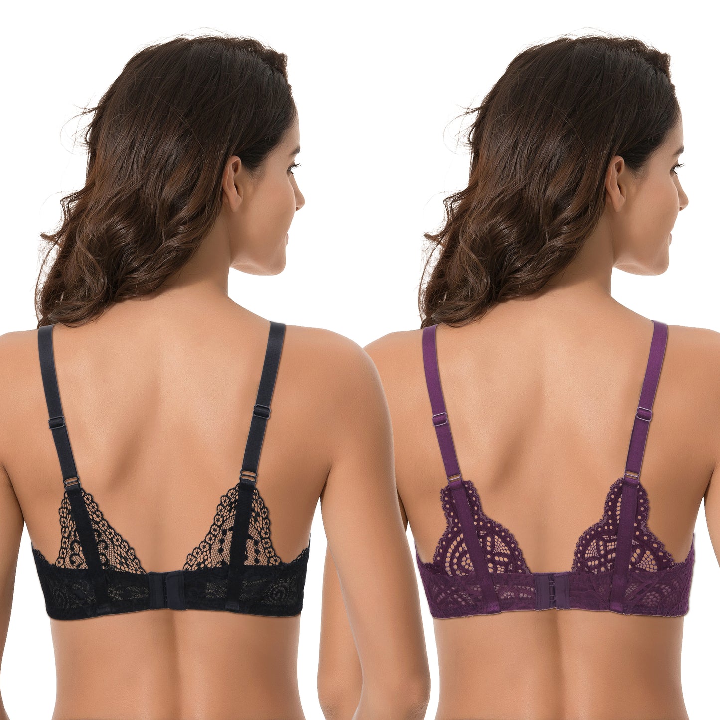 Women's Plus Size Push Up Add 1 Cup Underwire Perfect Shape Tshirt Bra
