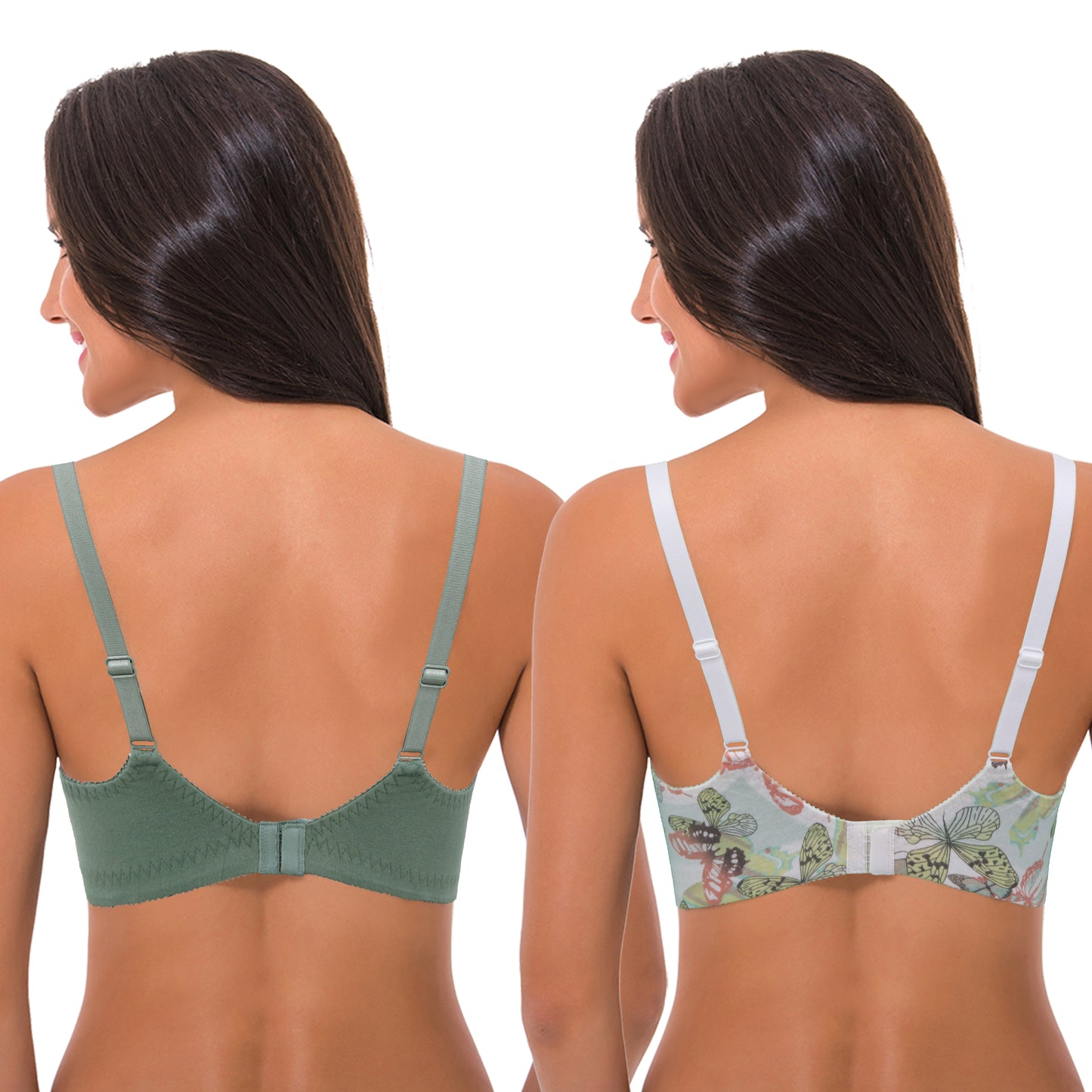 Women's Nursing Plus Size Wirefree Unlined Maternity Lace Trim Bra