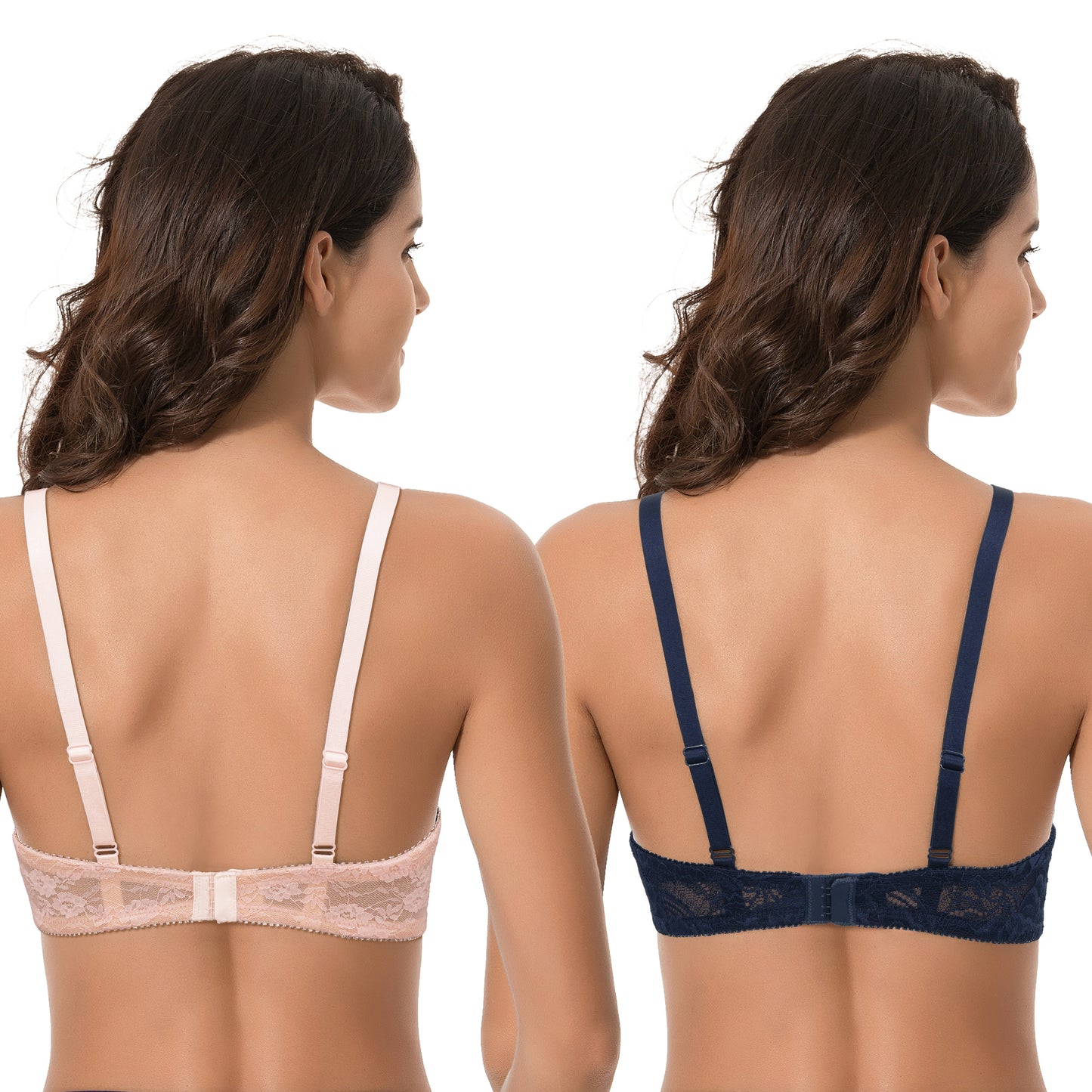 Women's Plus Size Perfect Shape Add 1 Cup Push Up Underwire Tshirt Bra