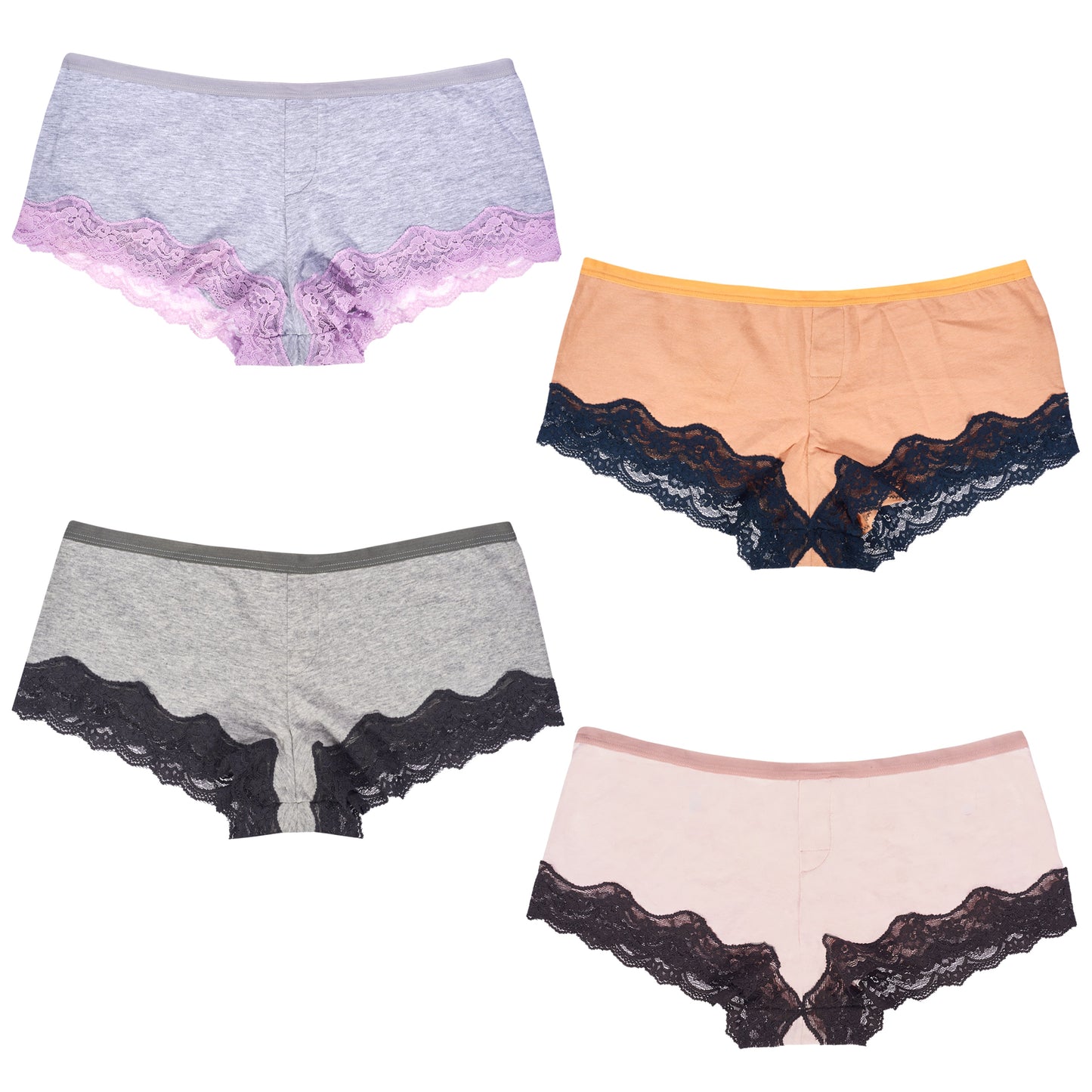 Cotton Soft Women Underwear Knickers Boxer Briefs Short