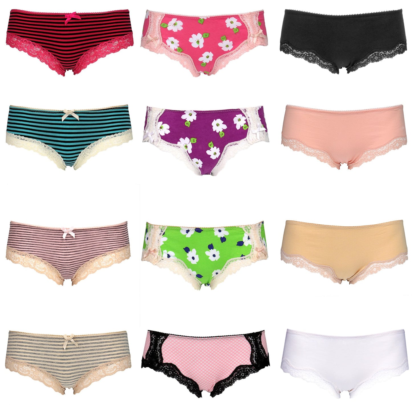Cotton Soft Women Underwear Knickers Boxer Briefs Short