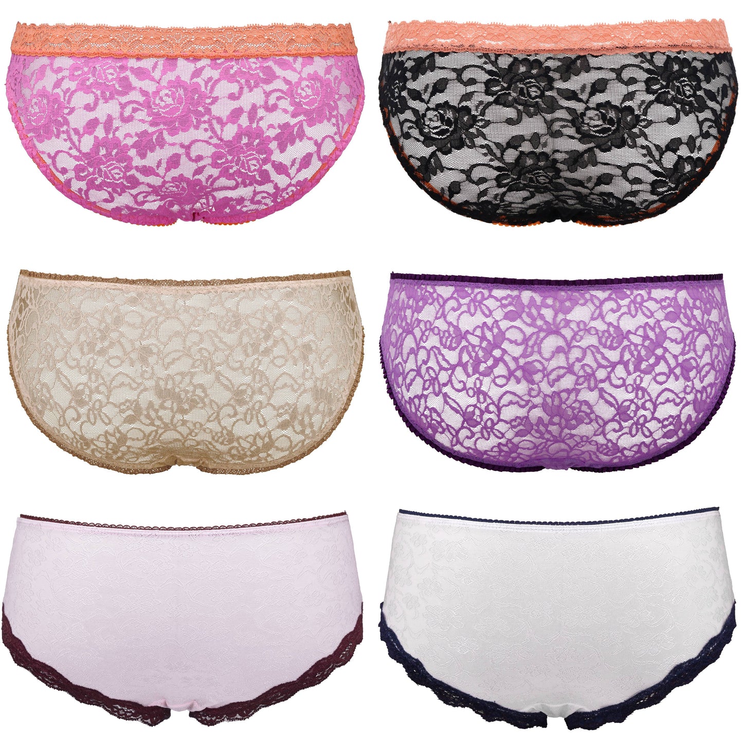 Women's Sexy Lace Bikini Hipster Boyshorts Underwear Panties