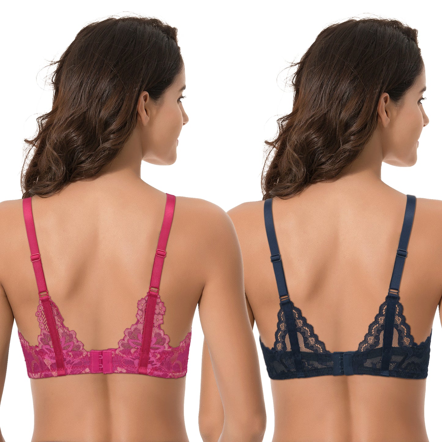 Women's Plus Size Push Up Add 1 Cup Underwire Perfect Shape Tshirt Bra