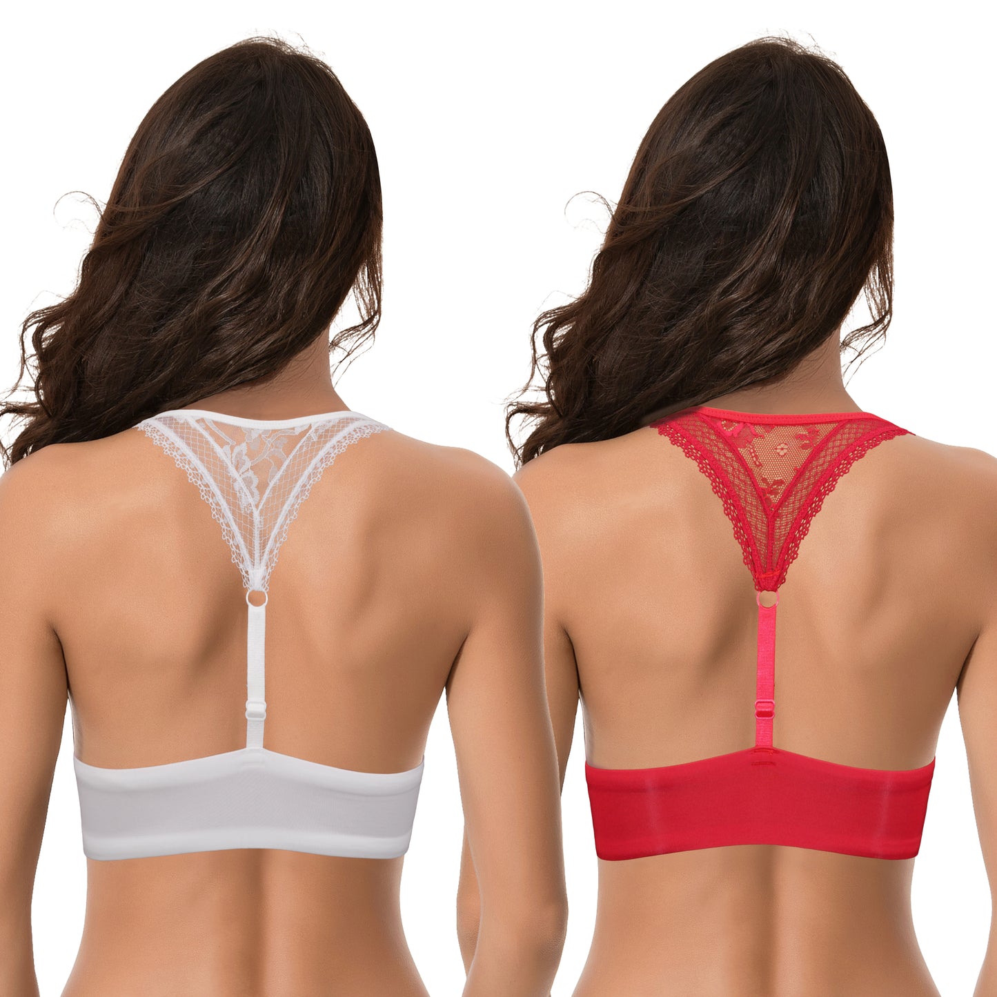 Women's Plus Size Push Up Add 1 Cup Underwire Halter Front Close Bras