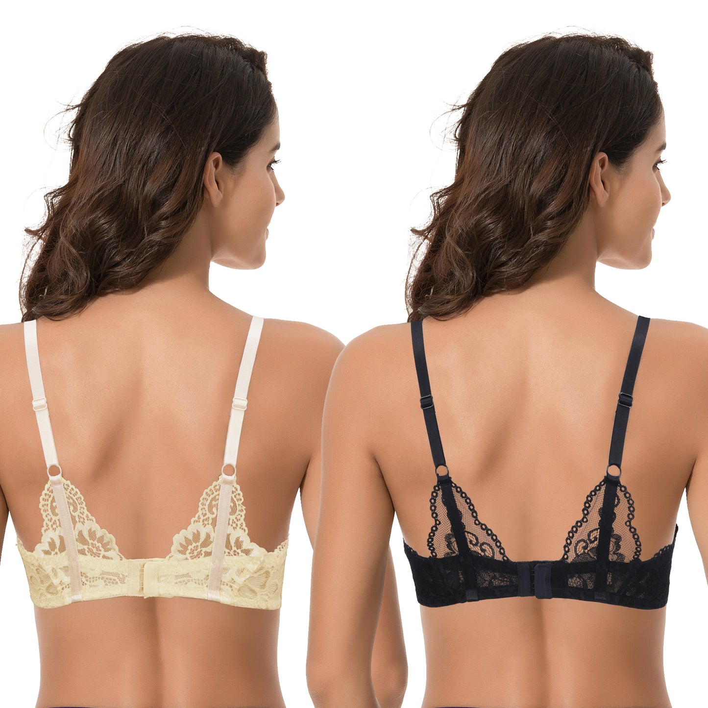 Women's Plus Size Push Up Add 1 Cup Underwire Perfect Shape Tshirt Bra