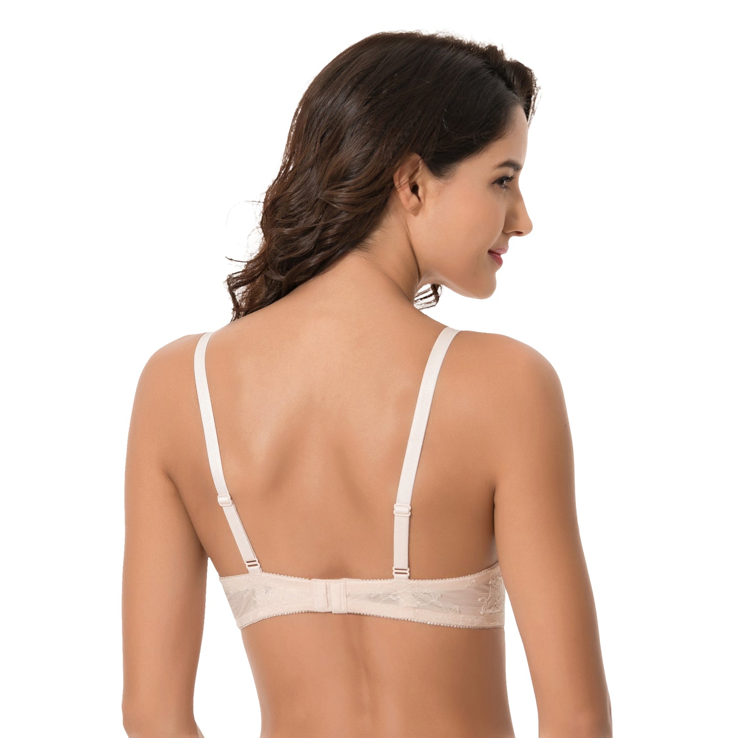 Women's Plus Size Perfect Shape Add 1 Cup Push Up Underwire Tshirt Bra