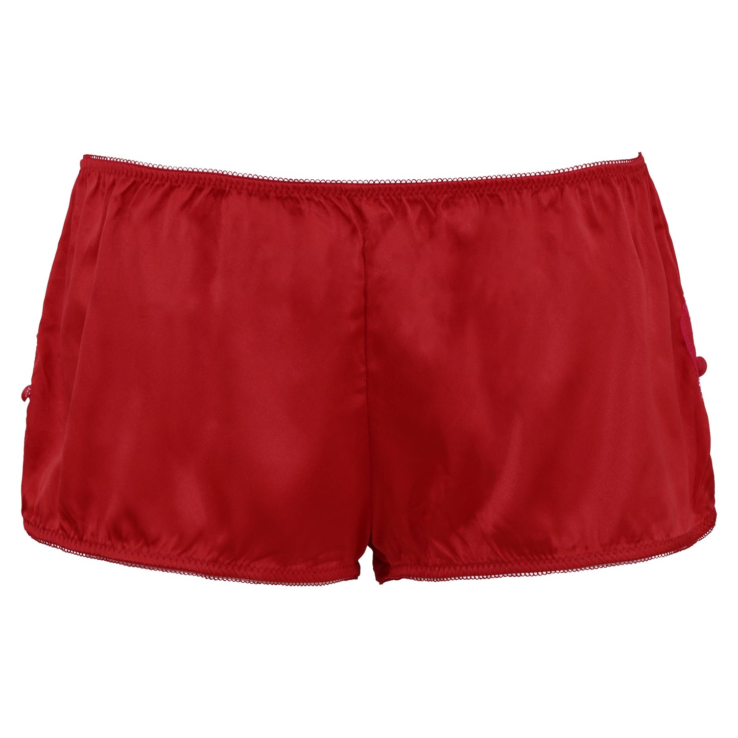 Women's Satin Lingerie Lace Camisole Tank Top With Shorts Pajama Set