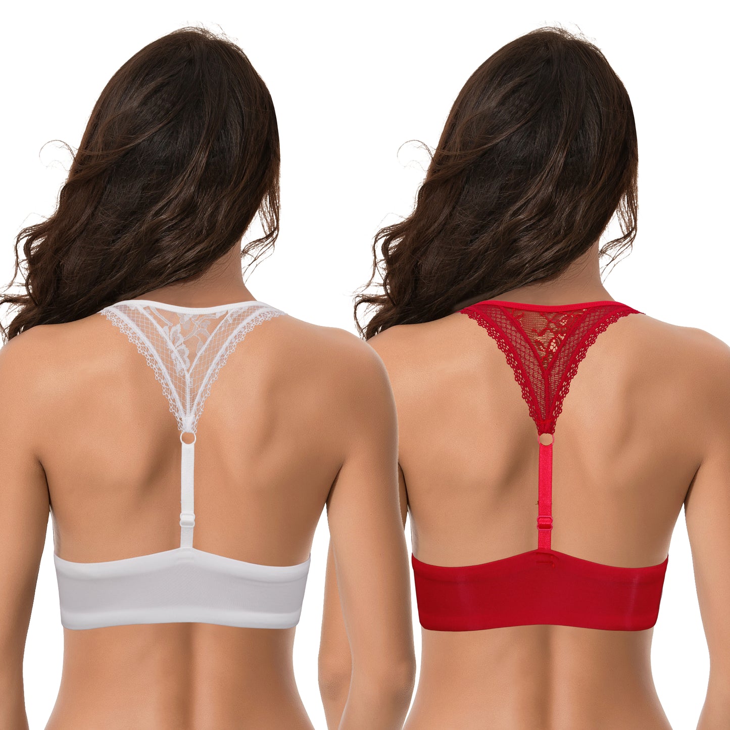 Women's Plus Size Push Up Add 1 Cup Underwire Halter Front Close Bras