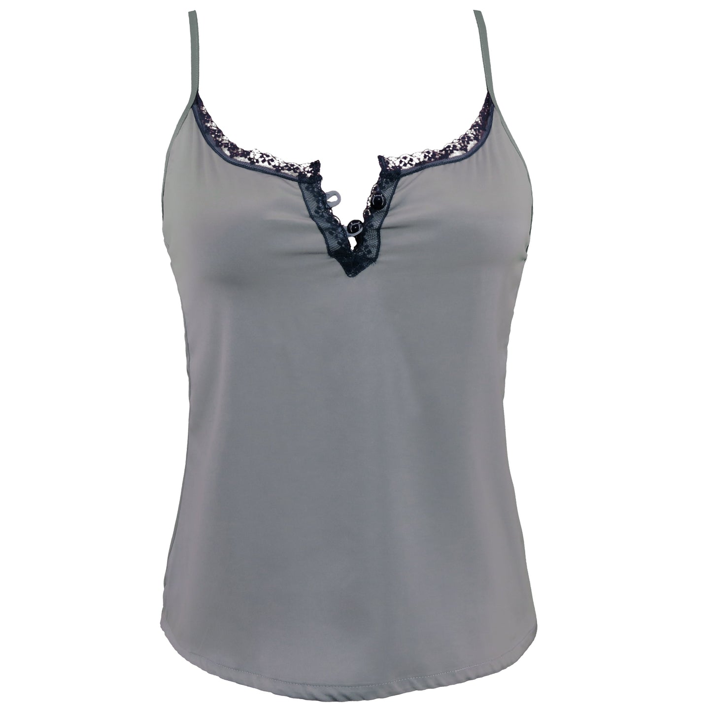 Women's Satin Lingerie Lace Camisole Tank Top With Shorts Pajama Set