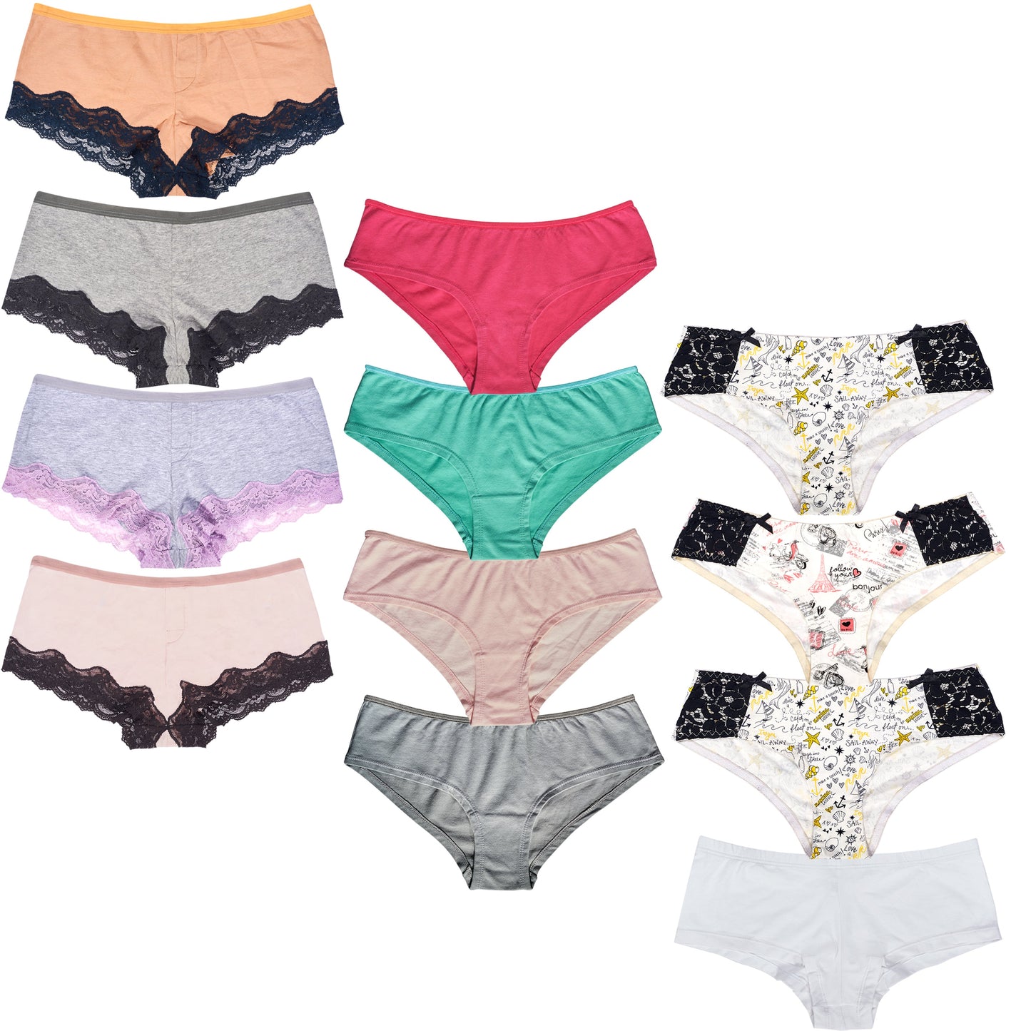 Cotton Soft Women Underwear Knickers Boxer Briefs Short