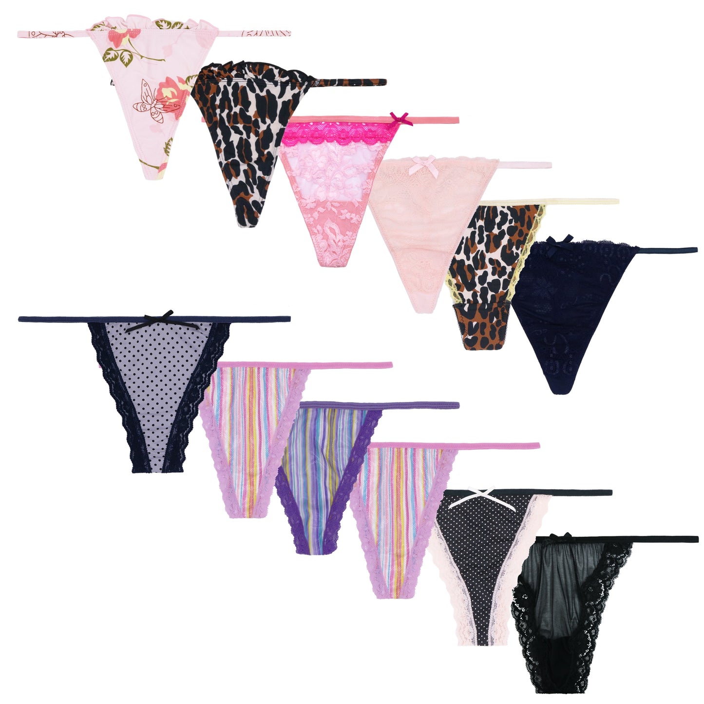 Soft G-strings Women's Panties Simple Lightweight Thongs