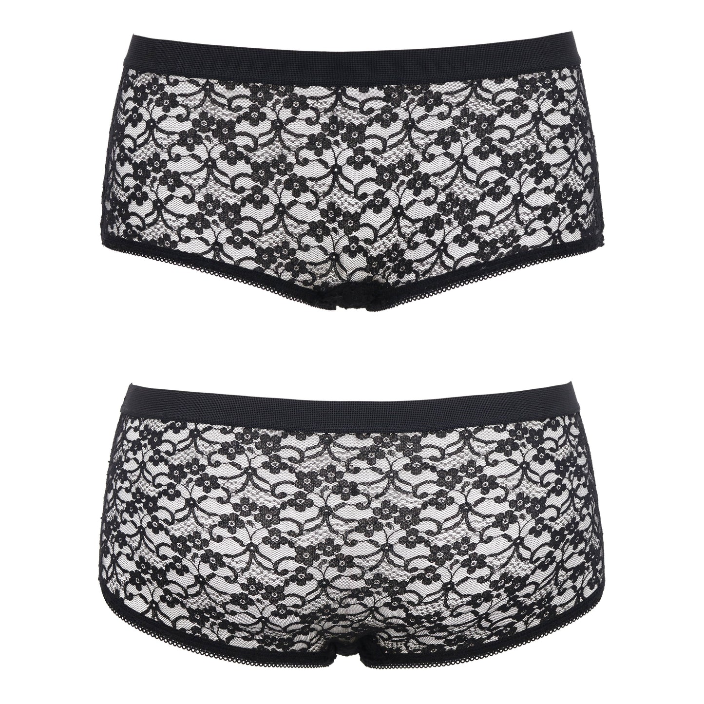 Women's Sexy Lace Bikini Hipster Boyshorts Underwear Panties