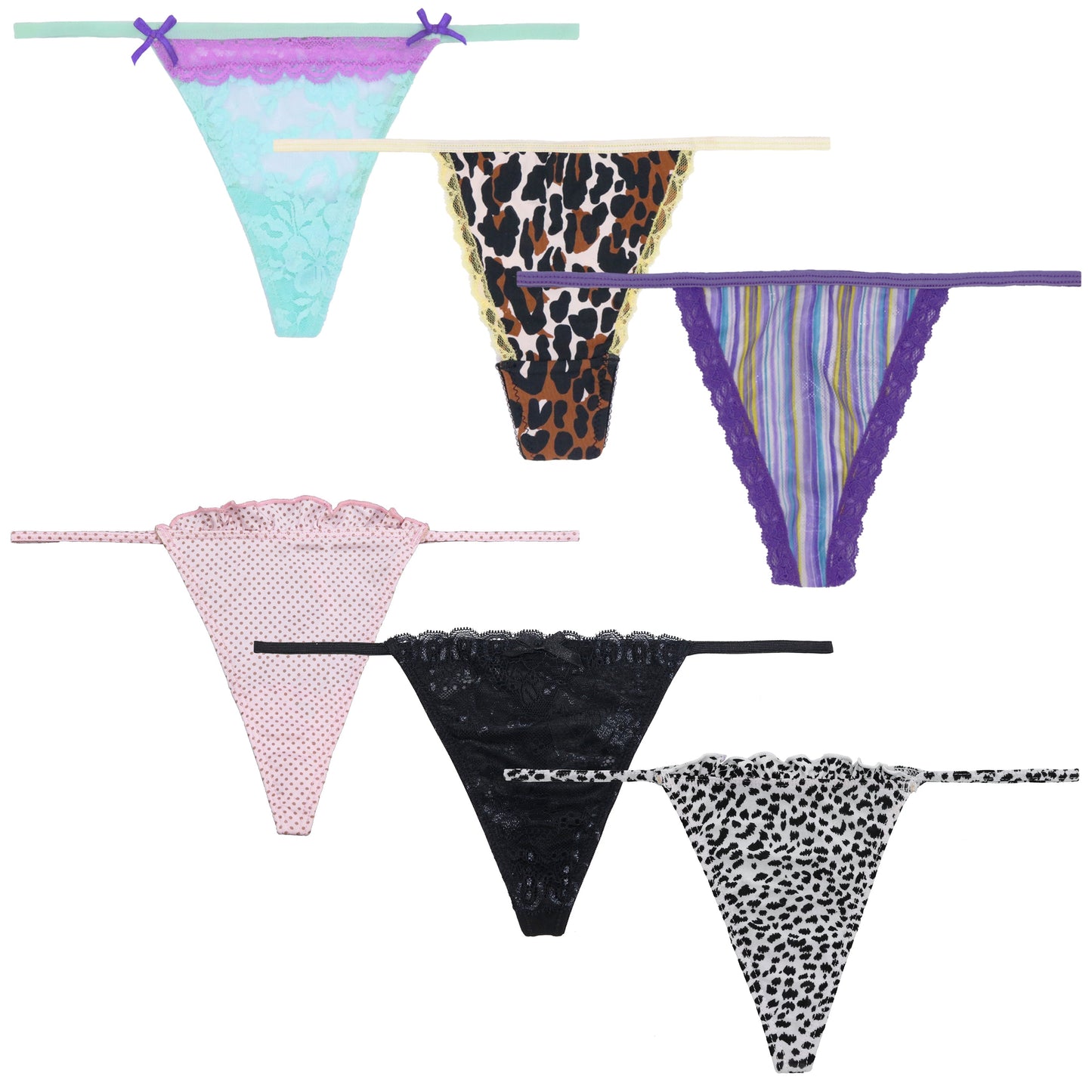 Soft G-strings Women's Panties Simple Lightweight Thongs