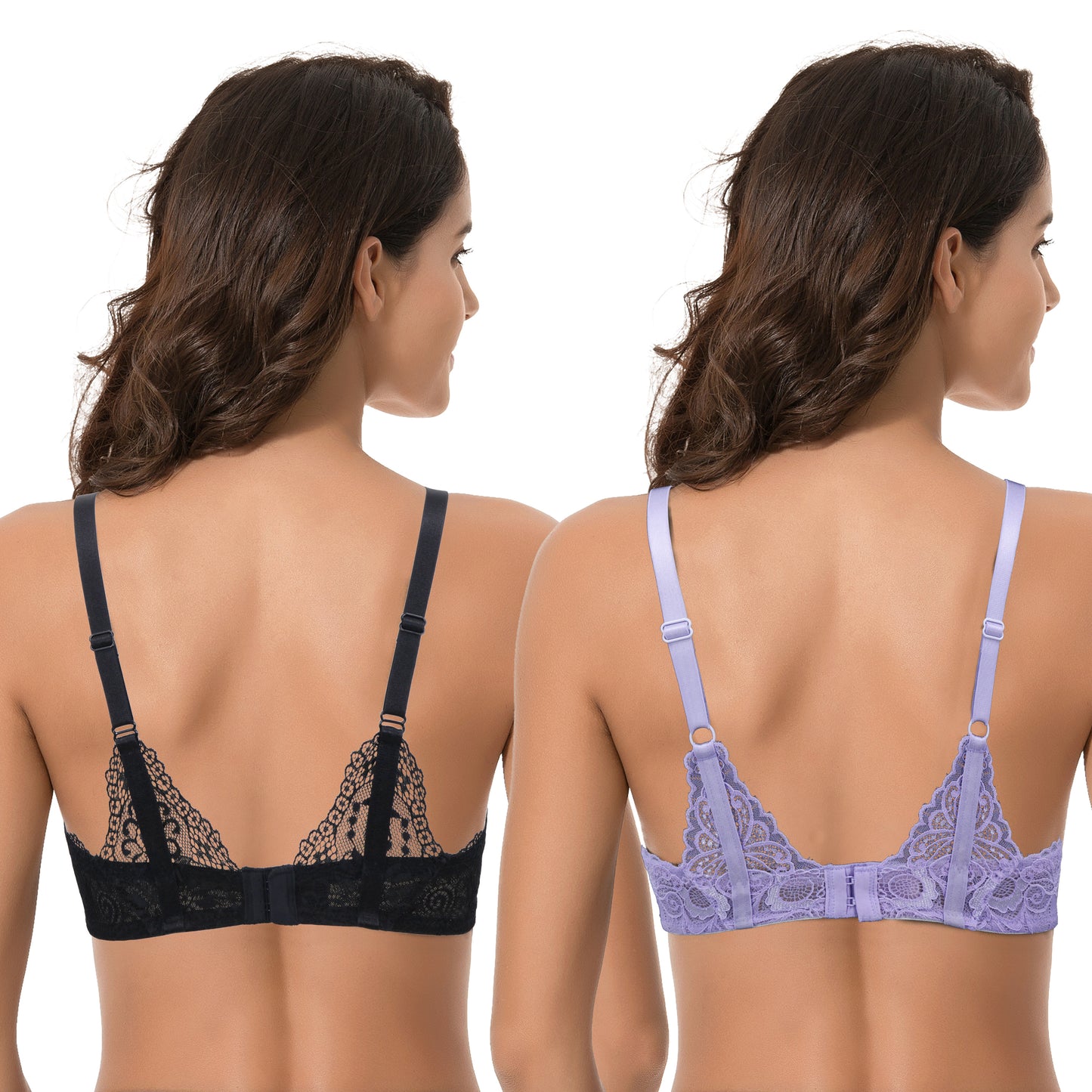 Women's Plus Size Push Up Add 1 Cup Underwire Perfect Shape Tshirt Bra