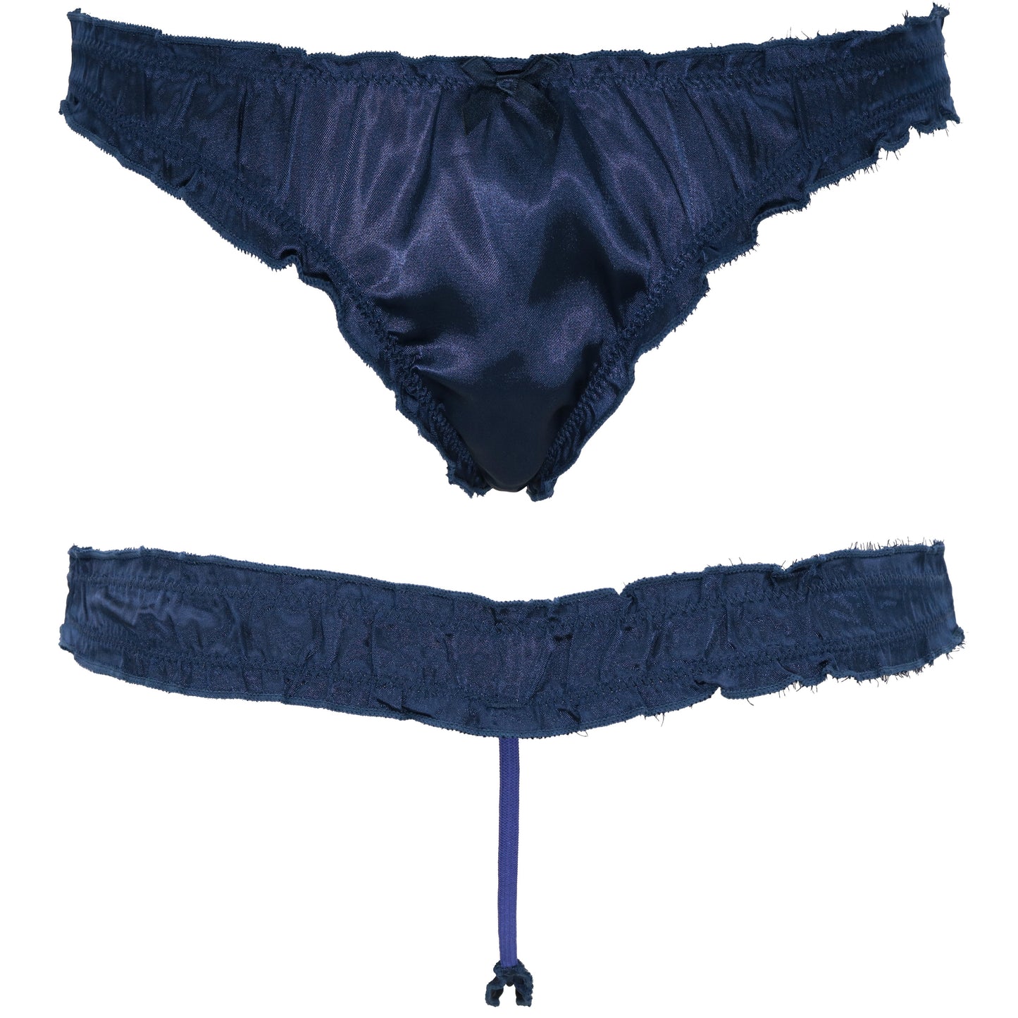 Sexy Comfy Women's Satin Thong Panties Strings Underwear