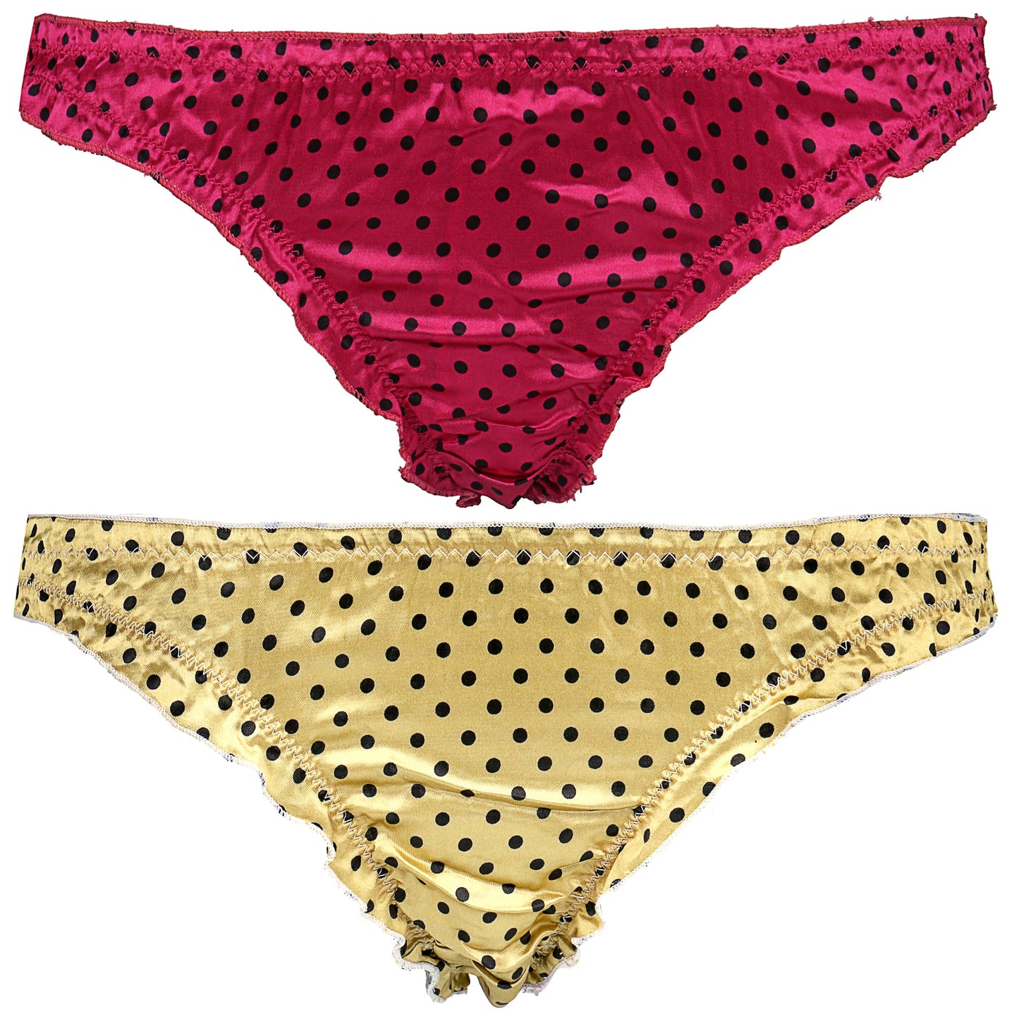 Sexy Comfy Women's Satin Thong Panties Strings Underwear