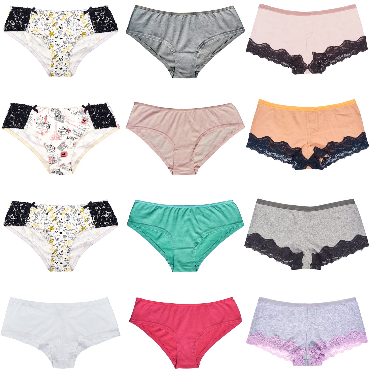 Cotton Soft Women Underwear Knickers Boxer Briefs Short