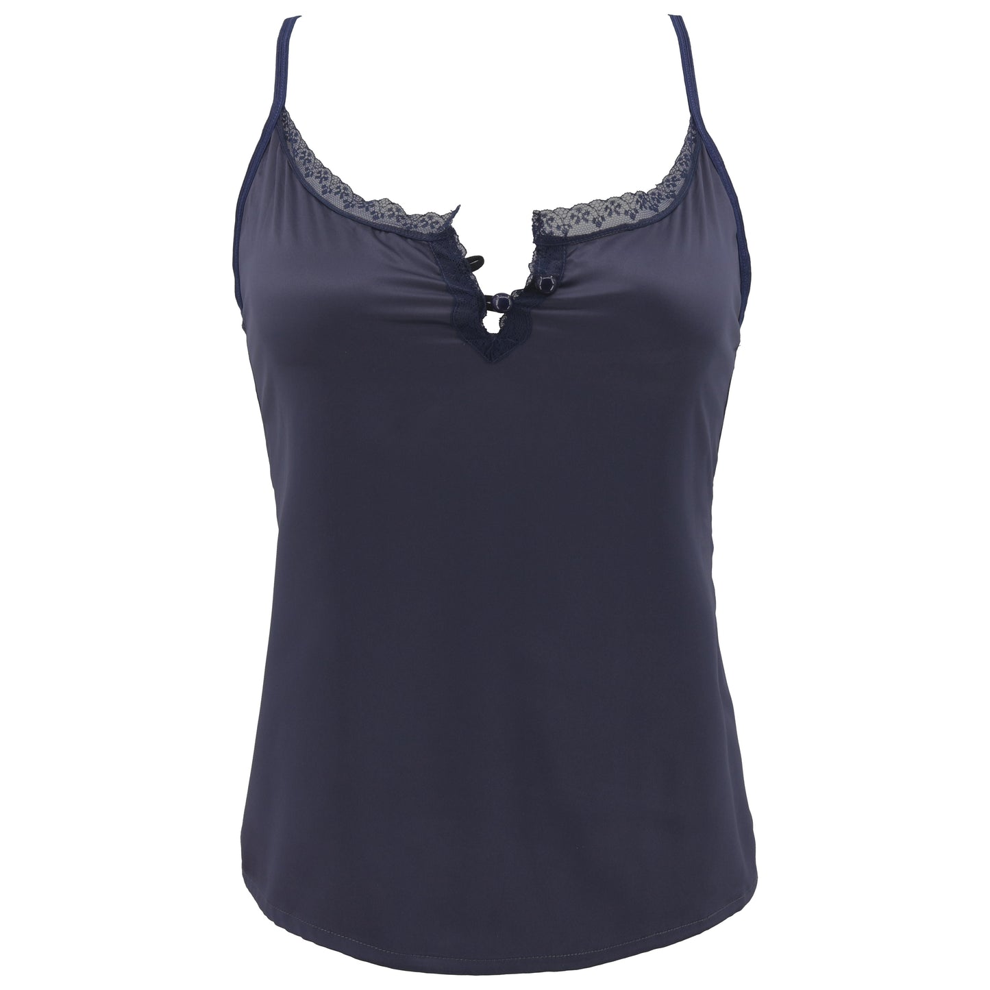 Women's Satin Lingerie Lace Camisole Tank Top With Shorts Pajama Set