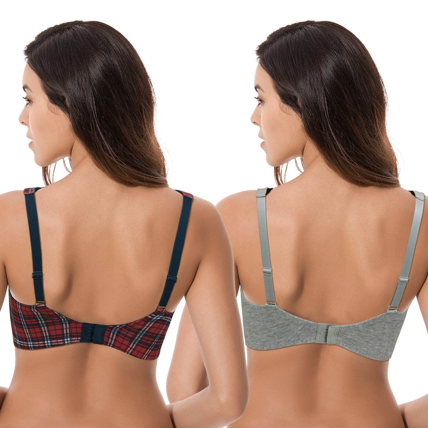 Women's Unlined Plus Size Comfort Cotton Underwire Bra