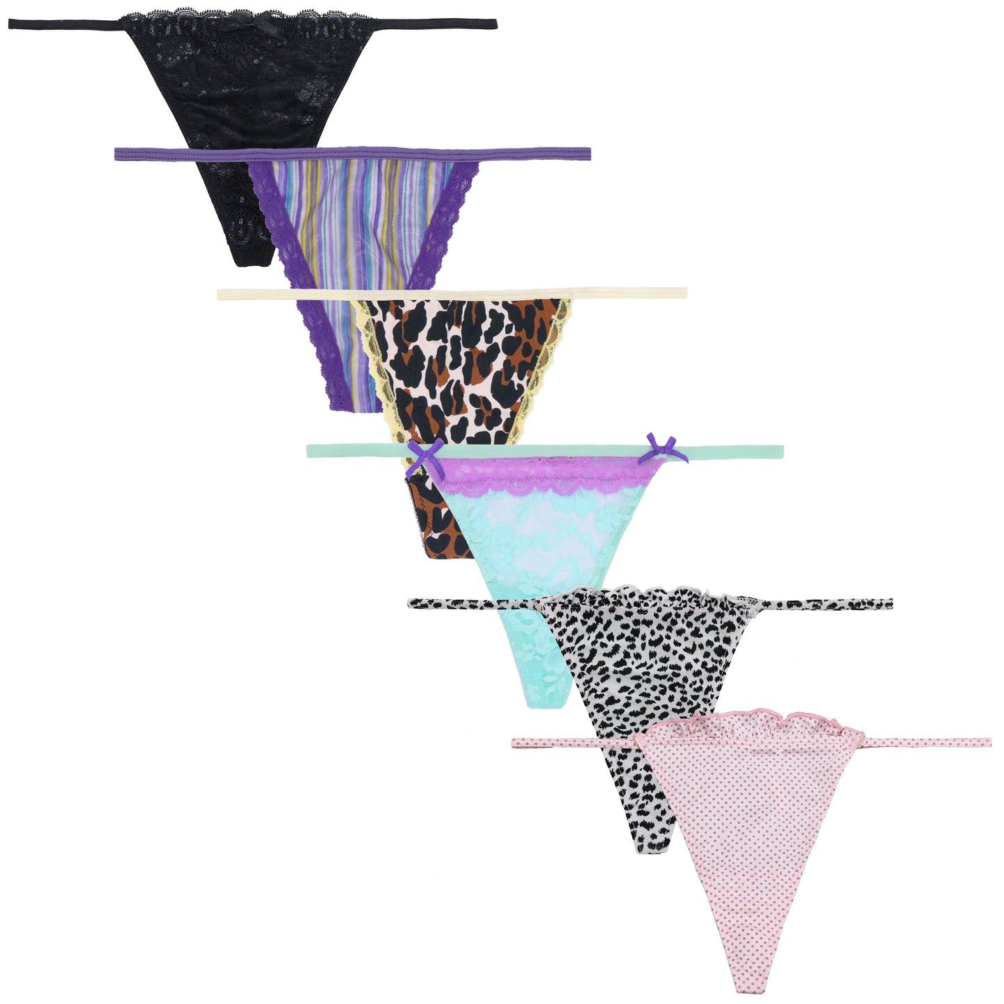 Soft G-strings Women's Panties Simple Lightweight Thongs