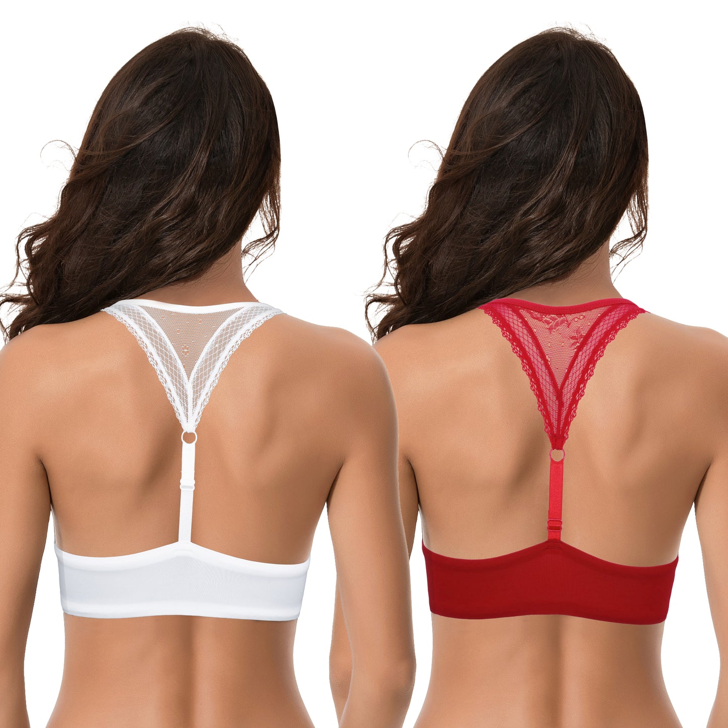 Women's Plus Size Add 1 Cup Push Up Underwire Halter Front Close Bras
