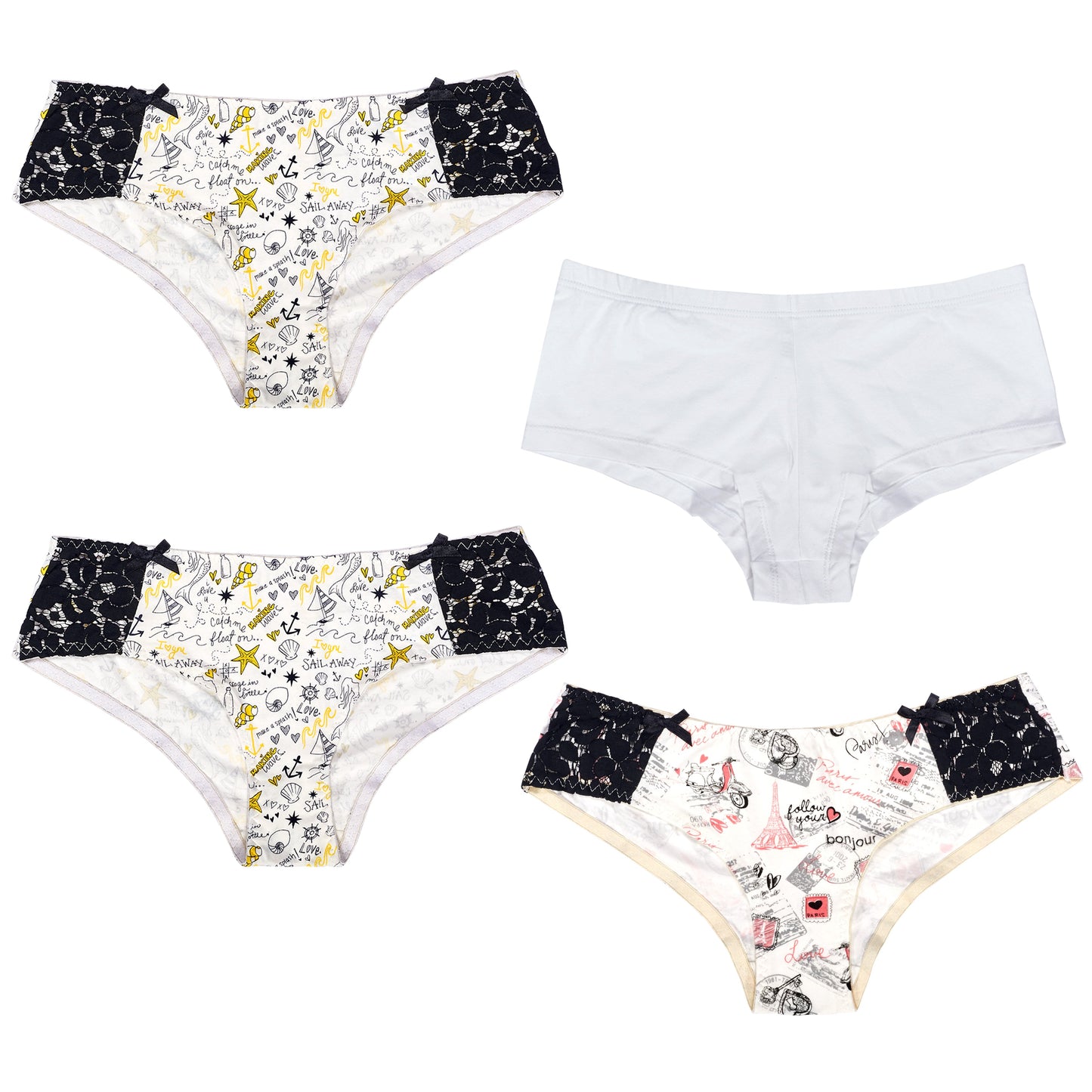 Cotton Soft Women Underwear Knickers Boxer Briefs Short
