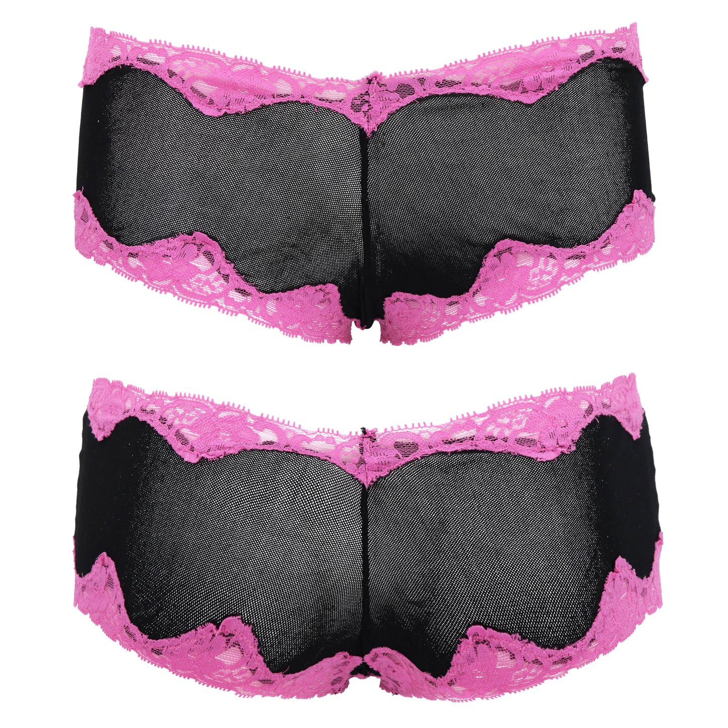 Pack of 5 Sexy Sheer Lace Tanga Hipster Bikini Panties