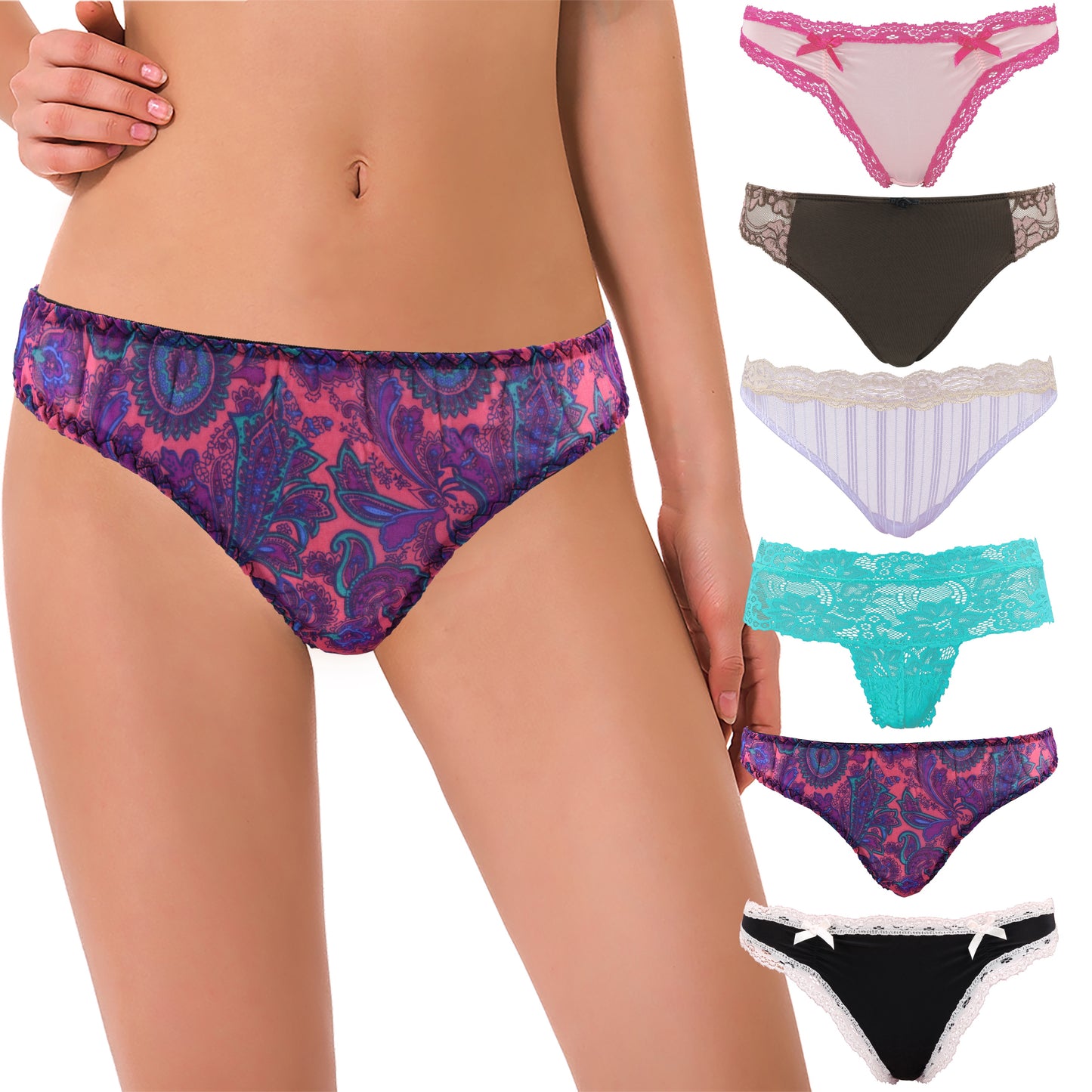 Women's Underwear Random Packs Brief Bikini Boyshort Panties