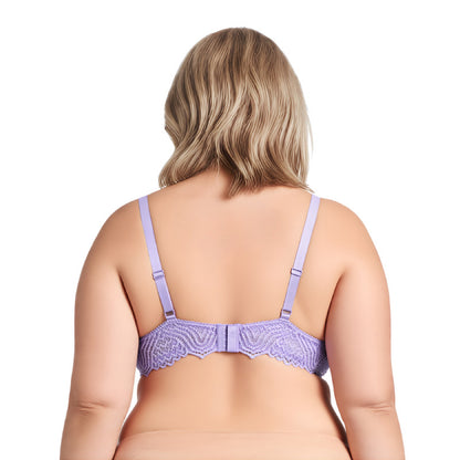 Women's Plus Size Push Up Add 1 Cup Underwire Perfect Shape Lace Bras