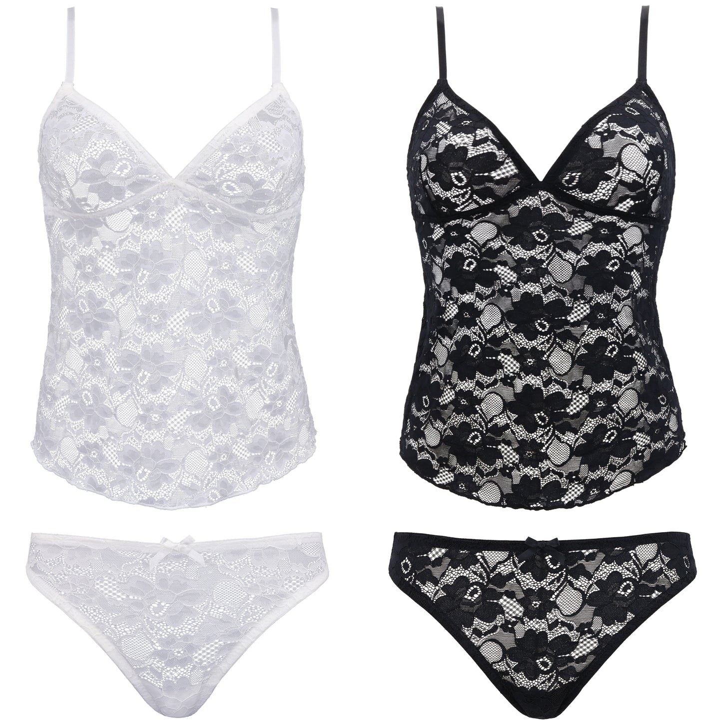 Women's Sexy Slim Fit Camisole Tank Top with Shorts Pajama Set